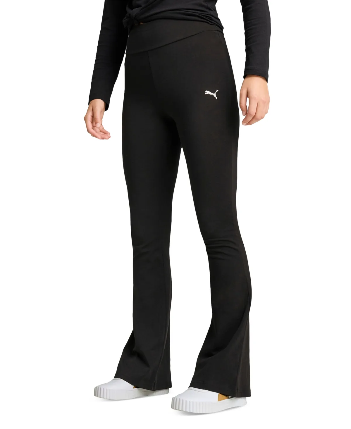 Essential High-Waist Flare-Leg Leggings by Puma