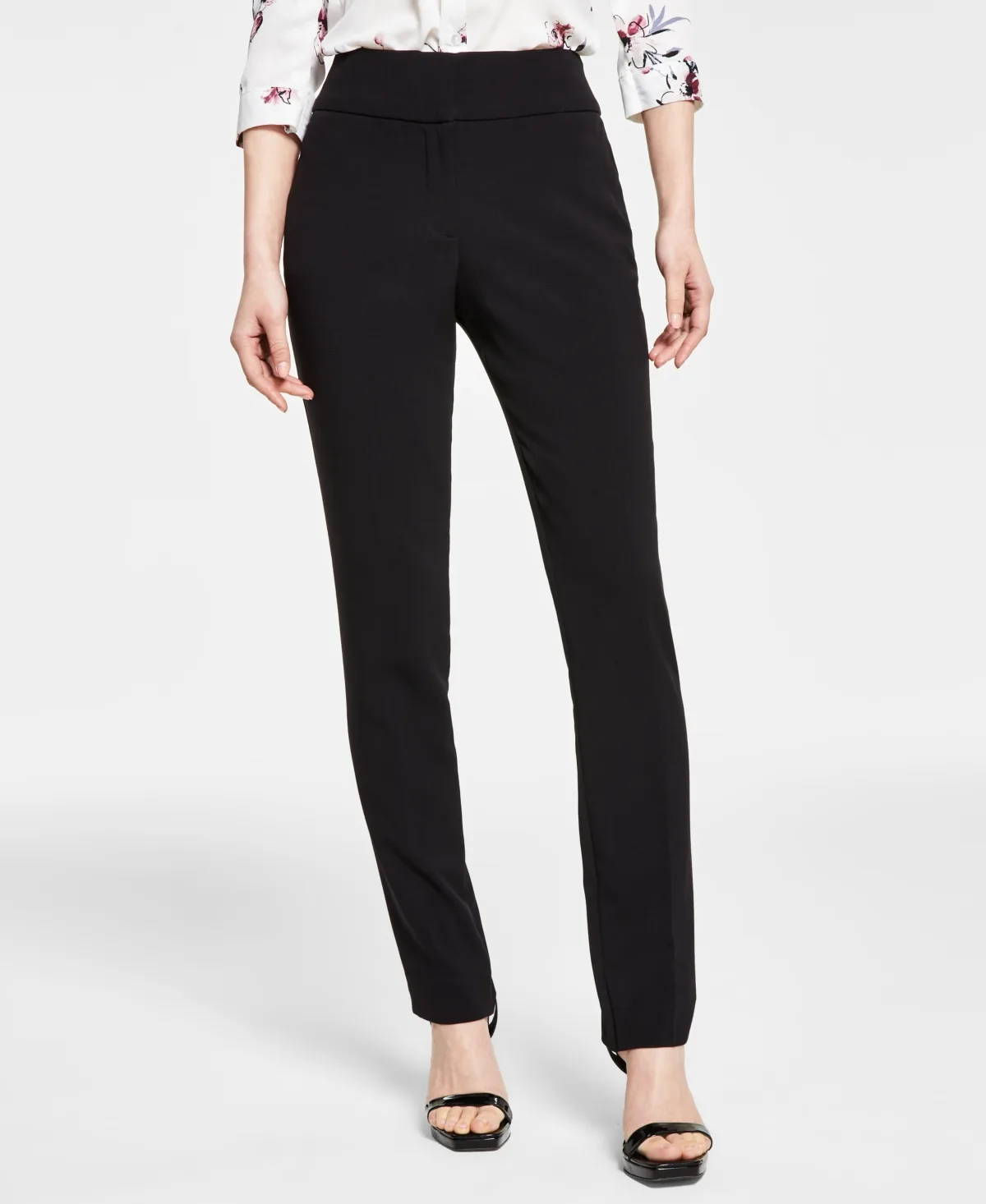 Straight-Leg Trouser Pants by Bcx