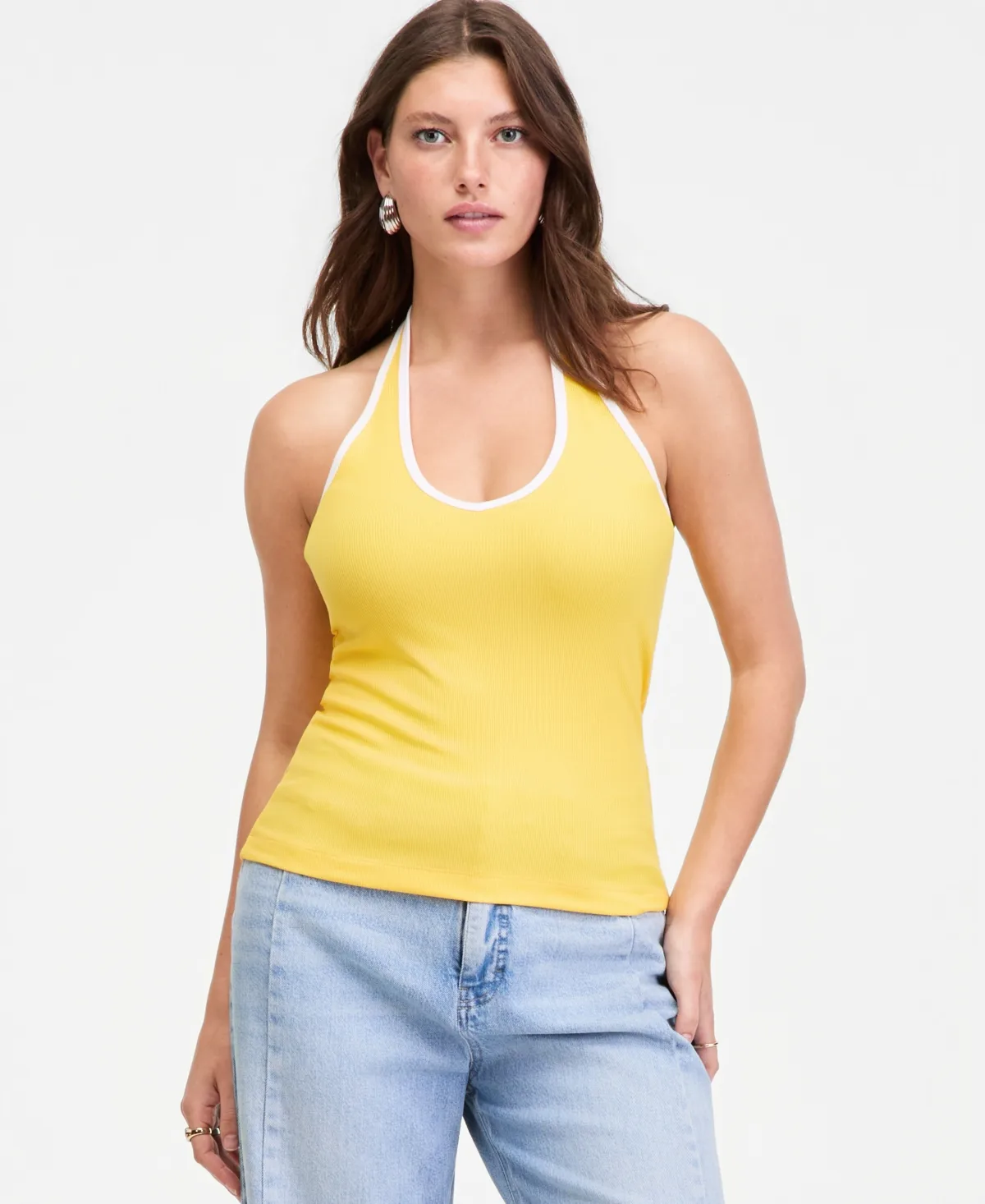 V-Neck Halter Top by On 34th