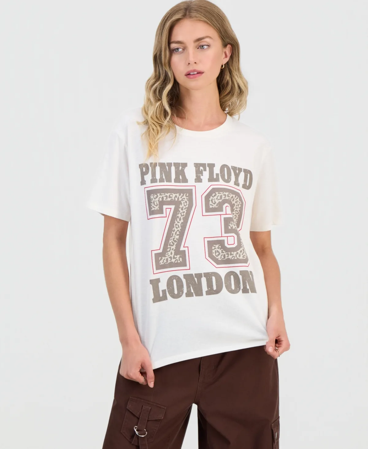 Pink Floyd Varsity Graphic T-Shirt by Love Tribe