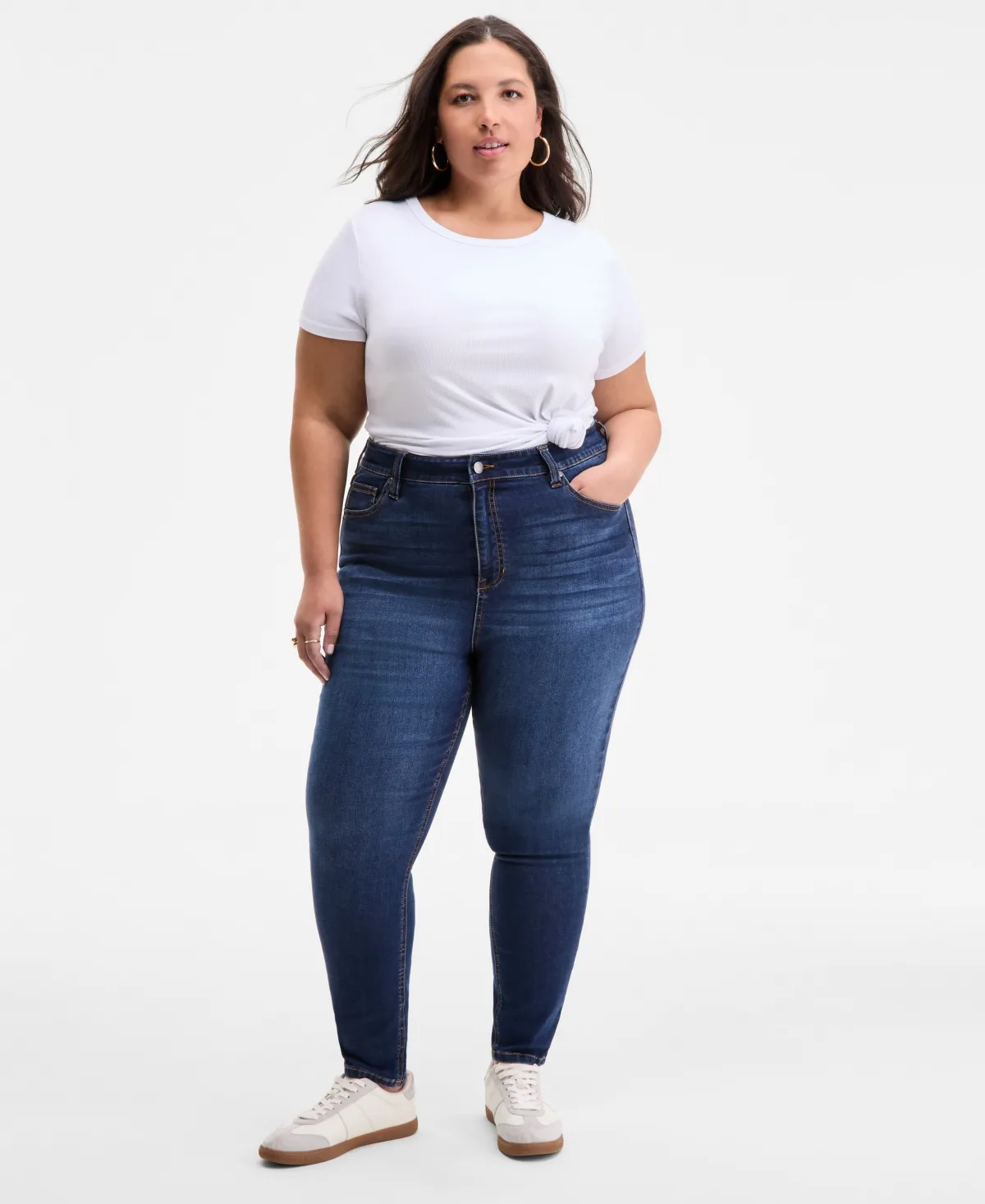 High-Rise Skinny Ankle Jeans by On 34th