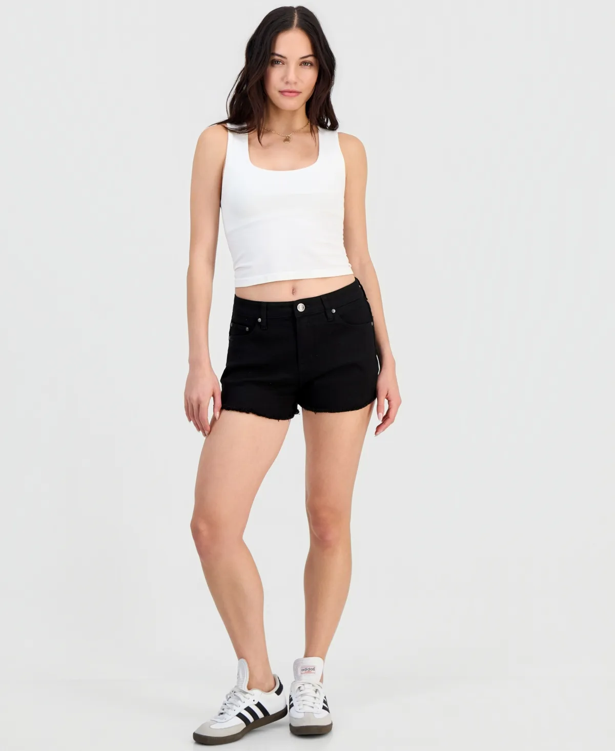 Light-Distress Festival Shorts by Madden Girl