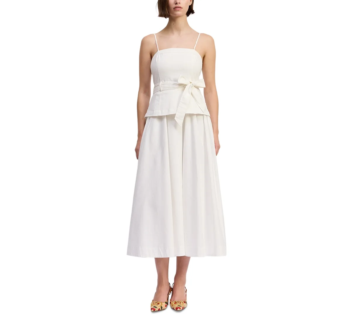 Samantha Corset Mixed Media Dress by En Saison