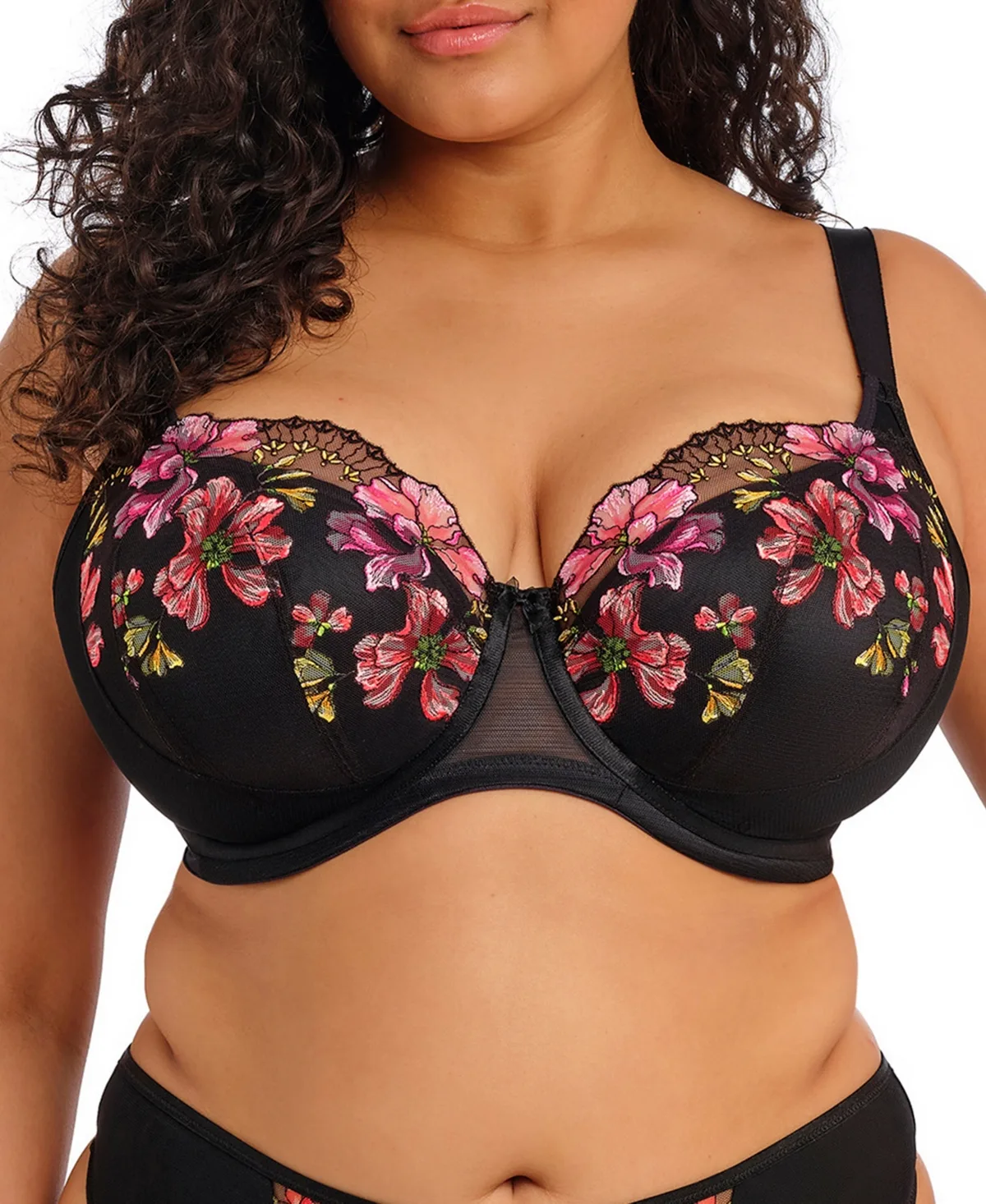Teagan Underwire Padded Half Cup Bra by Elomi