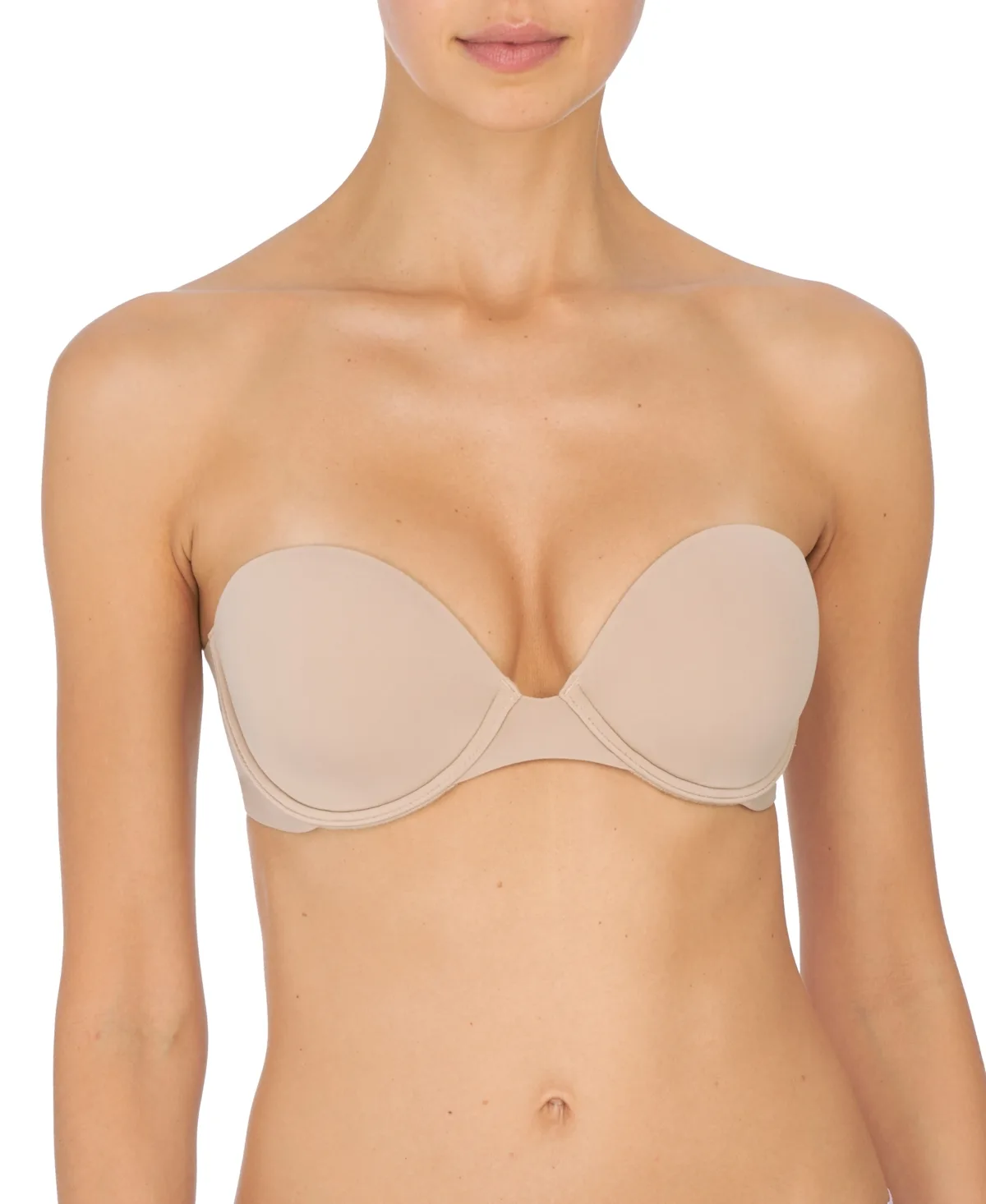 Minimal Strapless Contour Underwire Bra by Natori