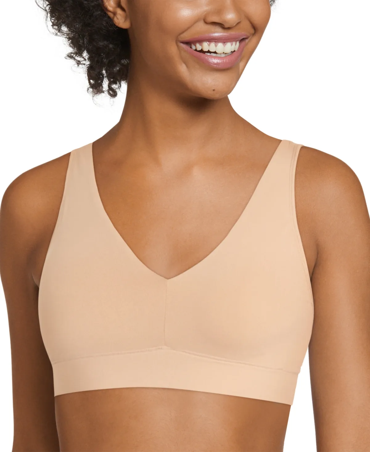 Solid Seam-Free Smooth Light Support Bralette by Jockey