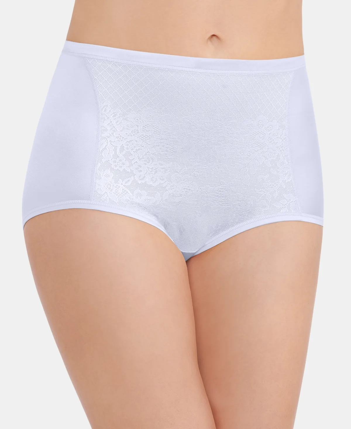 Smoothing Comfort with Lace Brief Underwear by Vanity Fair Lingerie