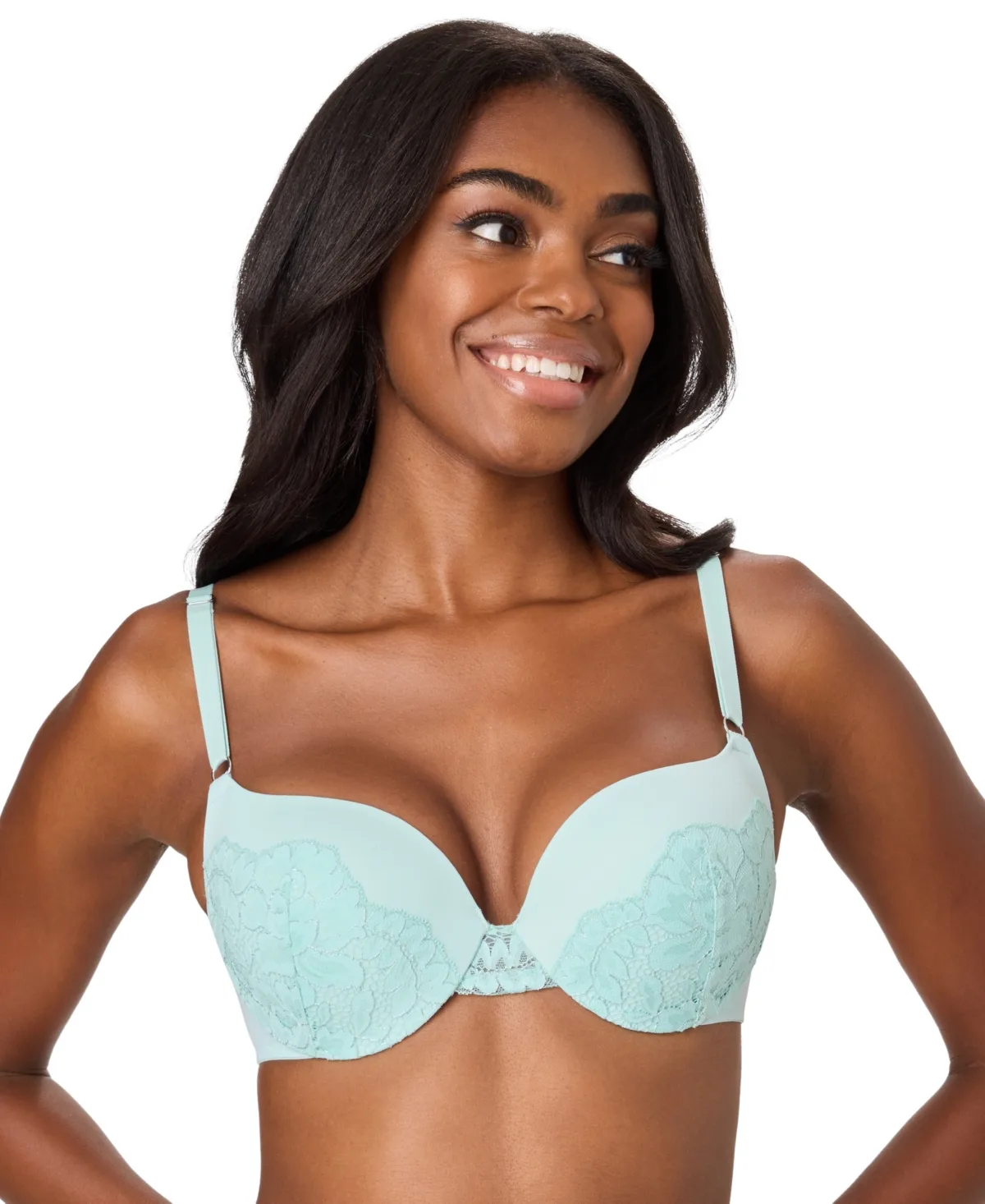 Love the Lift Rose Gold Lace Push Up Bra by Maidenform