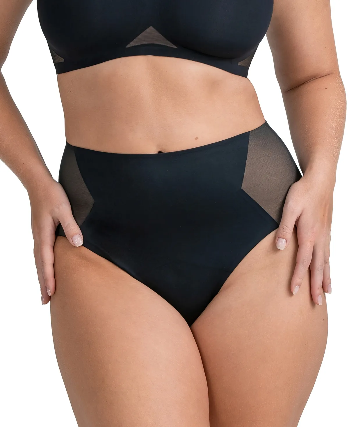 Bonded Tummy Panel Shapewear Briefs by Honeylove