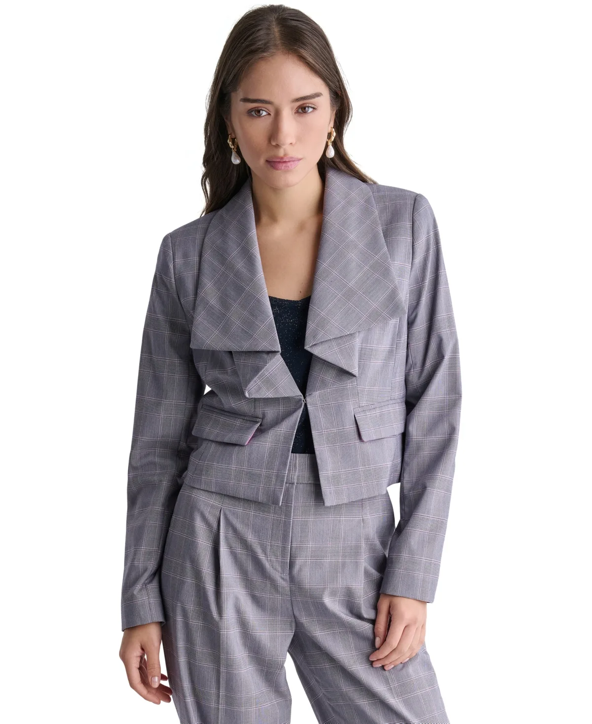 Ruffle-Front Blazer by Bcbg