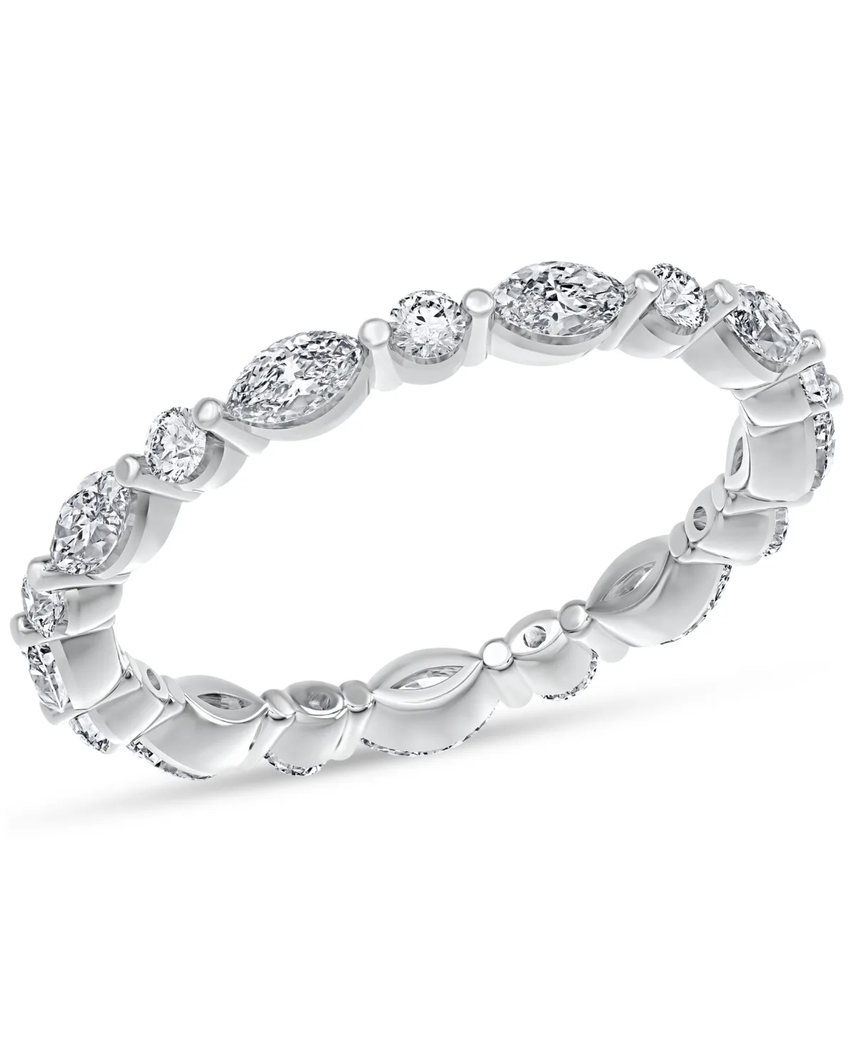 Diamond Eternity Ring (1 ct. t.w.) in Platinum, 14k White Gold, 14k Gold, or 14k Rose Gold by Macy's
