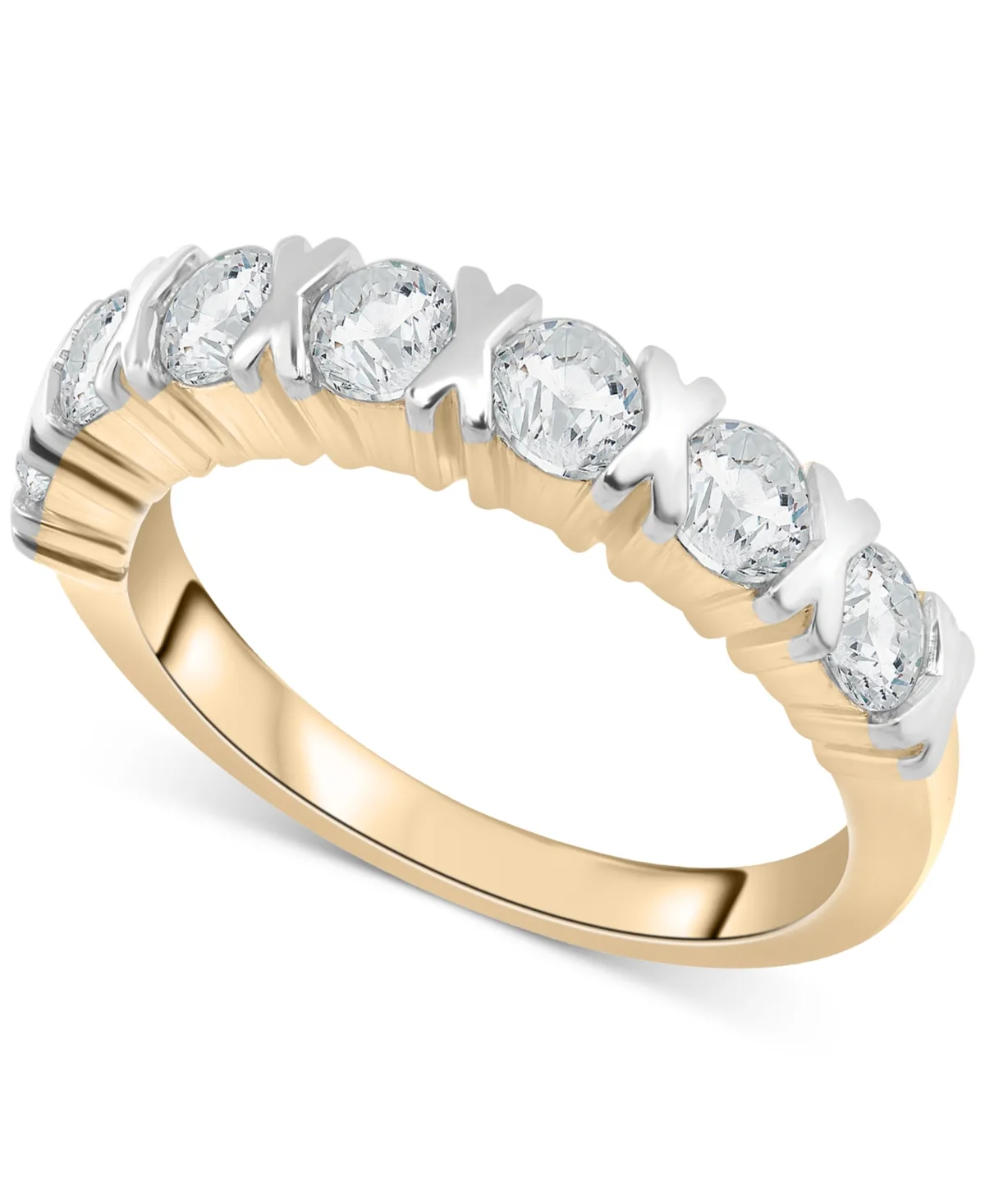 Diamond Band Ring (1 ct. t.w.) in 14k Yellow Gold by Macy's