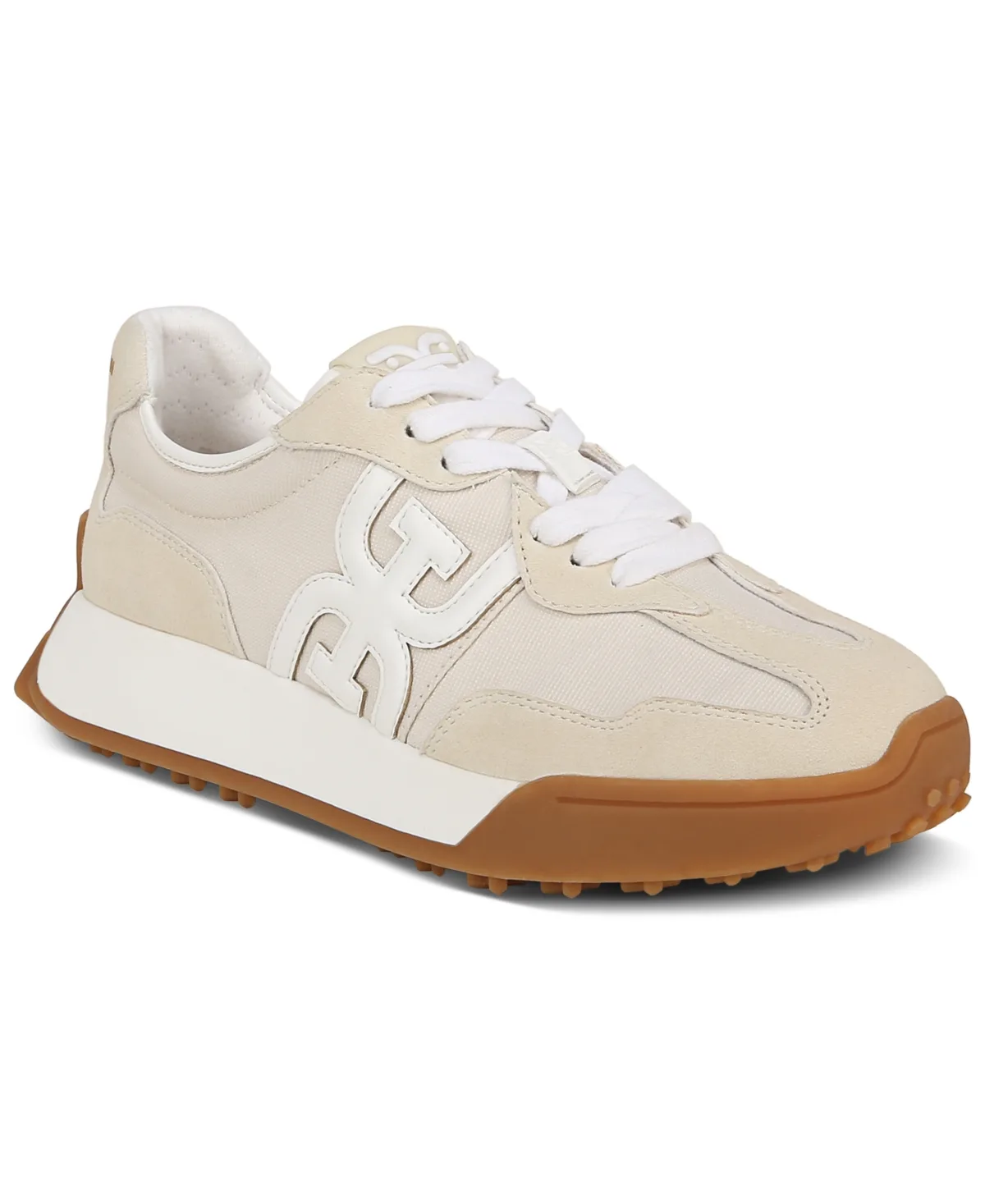 Langley Emblem Lace-Up Trainer Sneakers by Sam Edelman