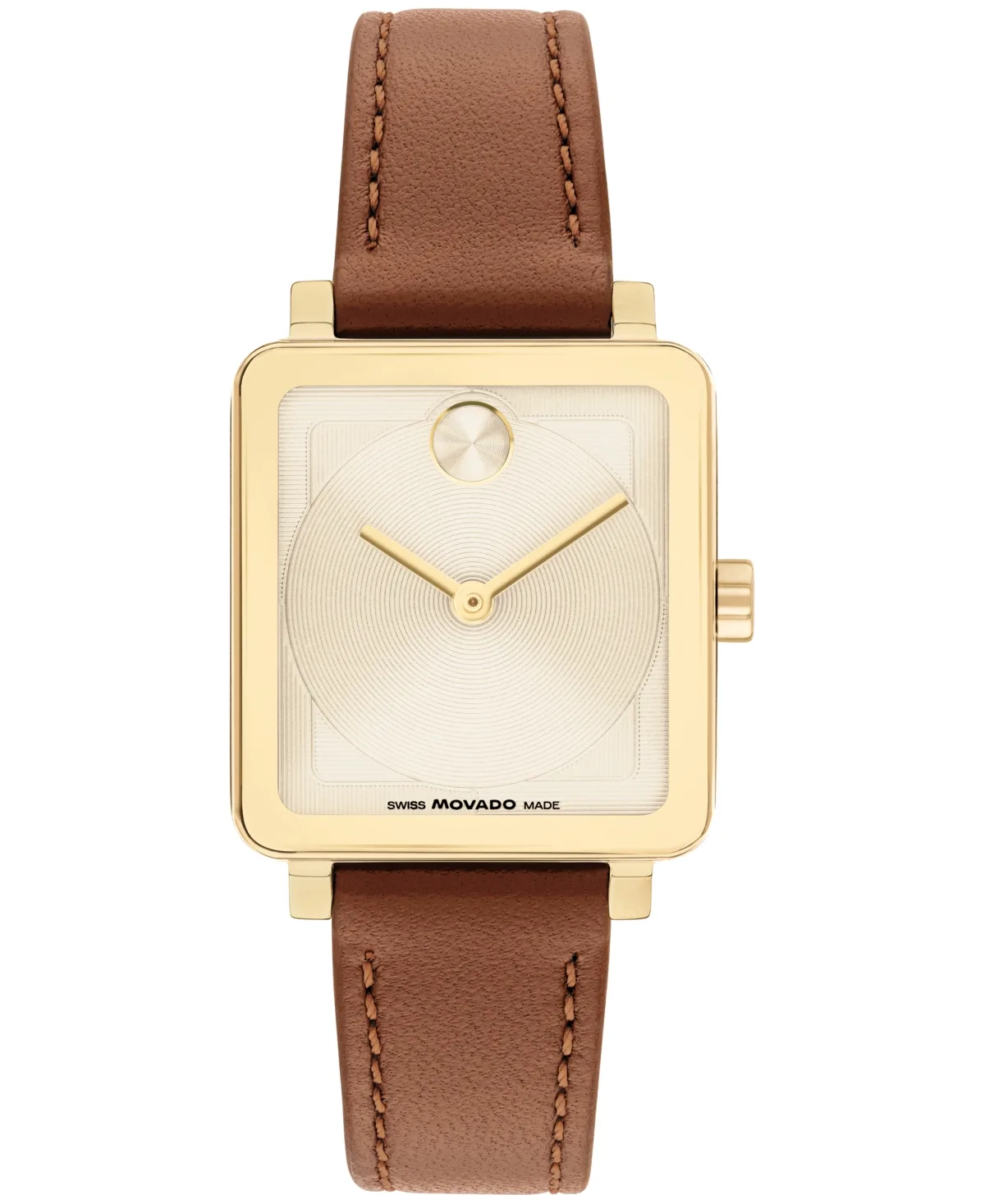 Bold Evolution 2.0 Swiss Quartz Cognac Leather Watch 26mm by Movado