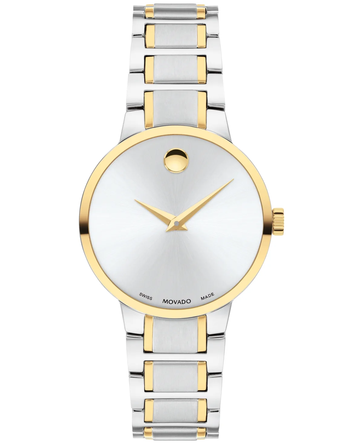Portfolio Swiss Quartz Stainless Steel Yellow Pvd Watch 28MM by Movado