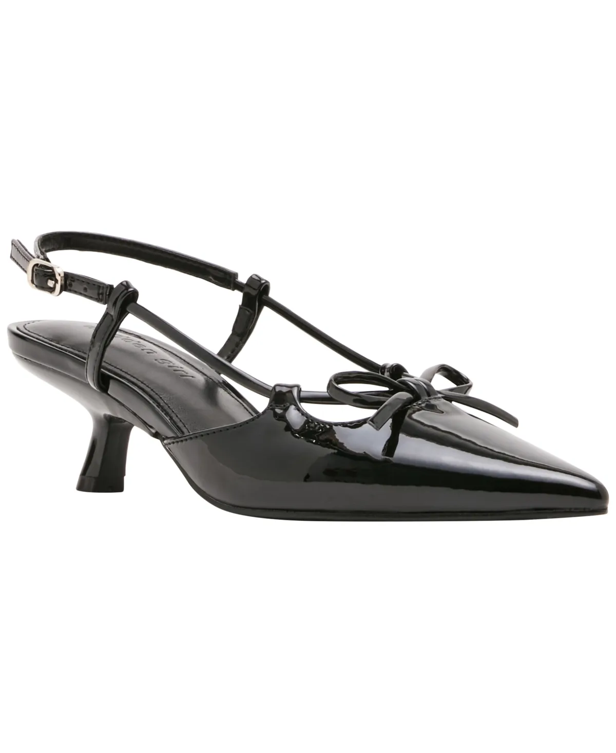 Kaia Slingback Bow Kitten Heel Pumps