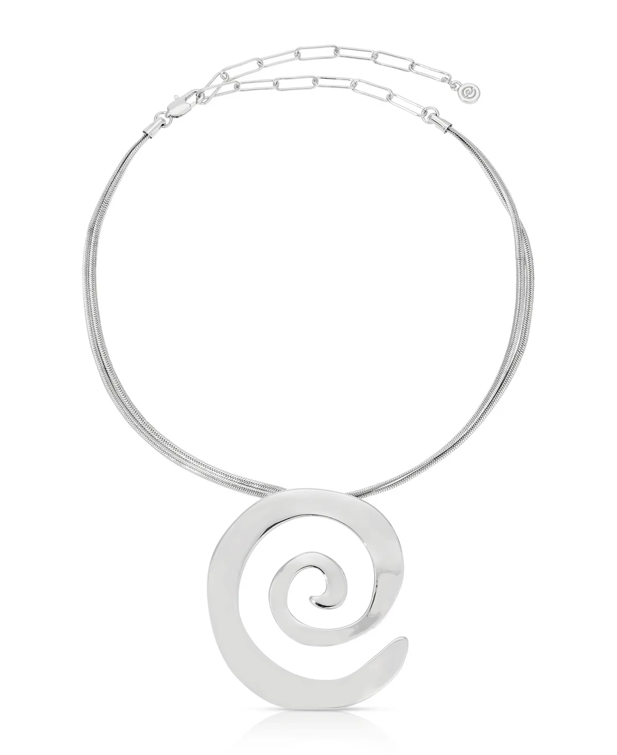 Aura Swirl Pendant Necklace by Ettika