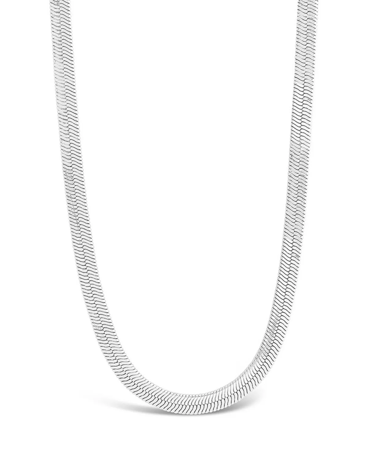 Thick Herringbone Chain by Sterling Forever