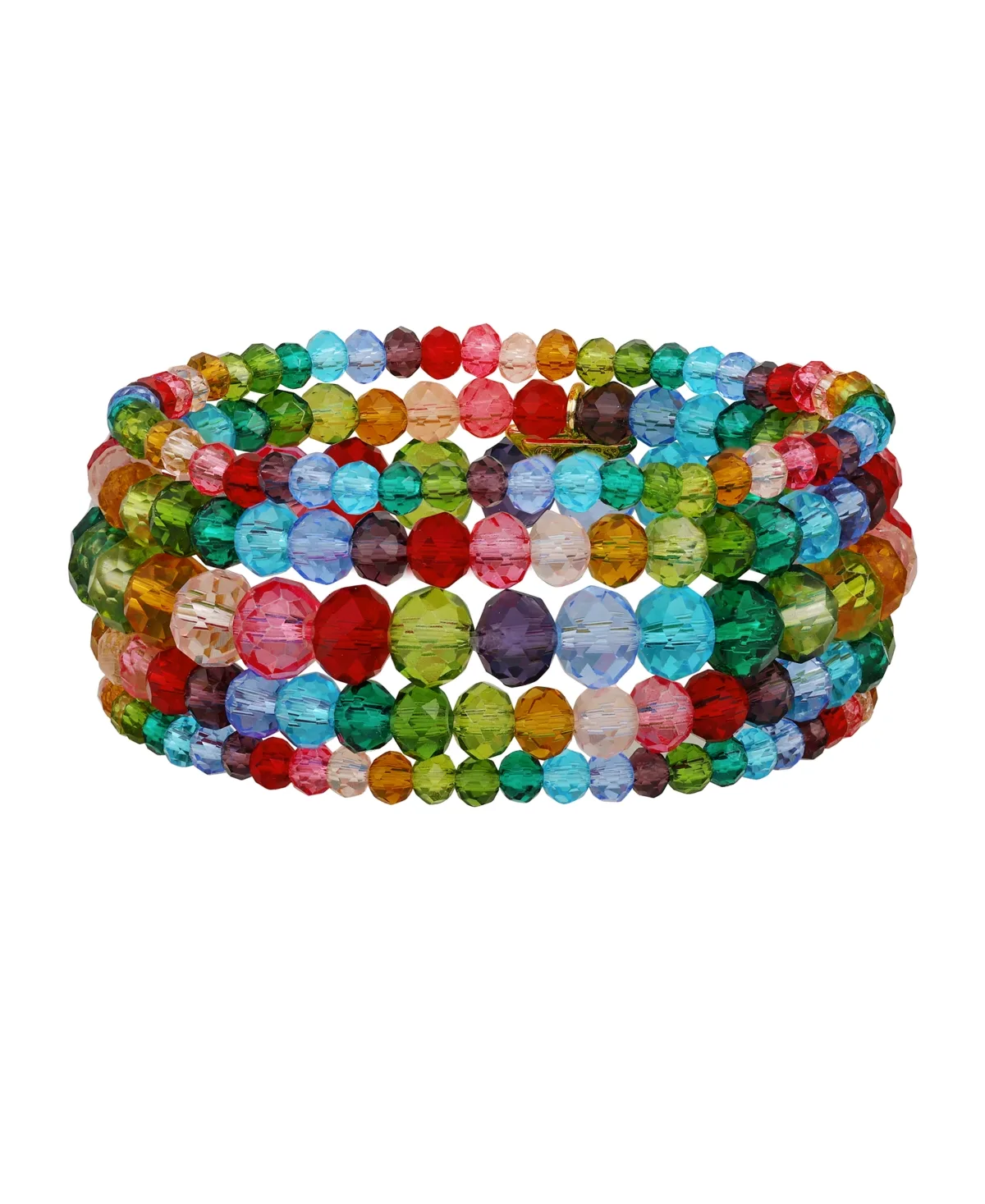 5-Pc. Multi-Colored Stone Stretch Bracelet Set by Guess