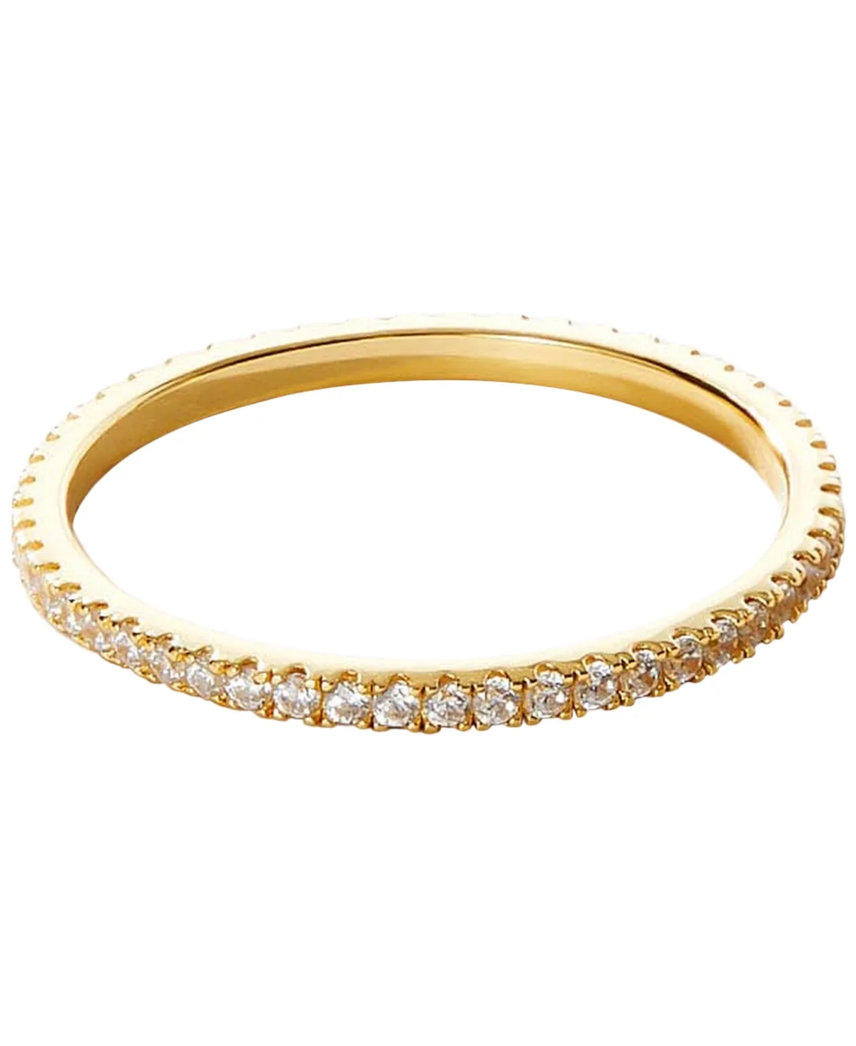 Celine Gold-Plated Eternity Ring by Ana Luisa