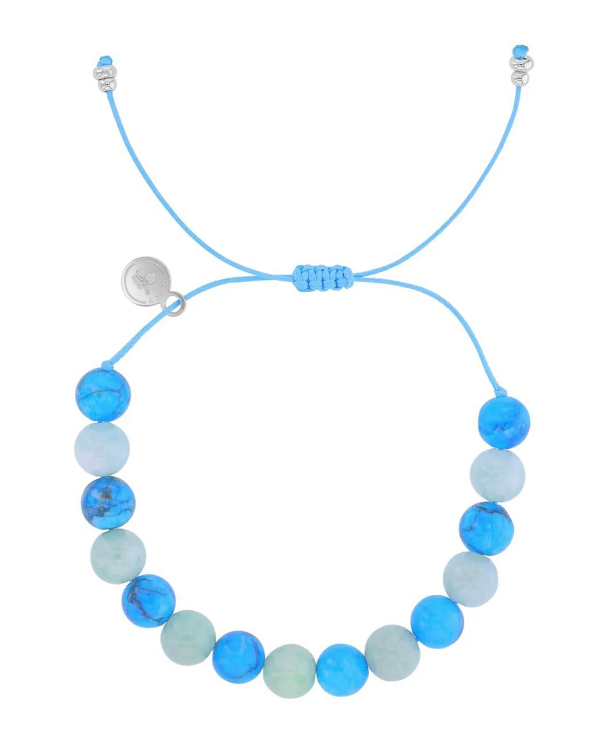 Waterproof Amazonite Blue Agate Adjustable Bracelet by Roxy