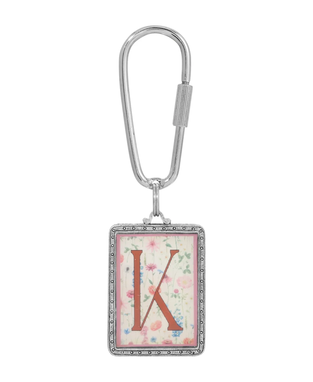 Initial A-Z Floral Key Fob by 2028