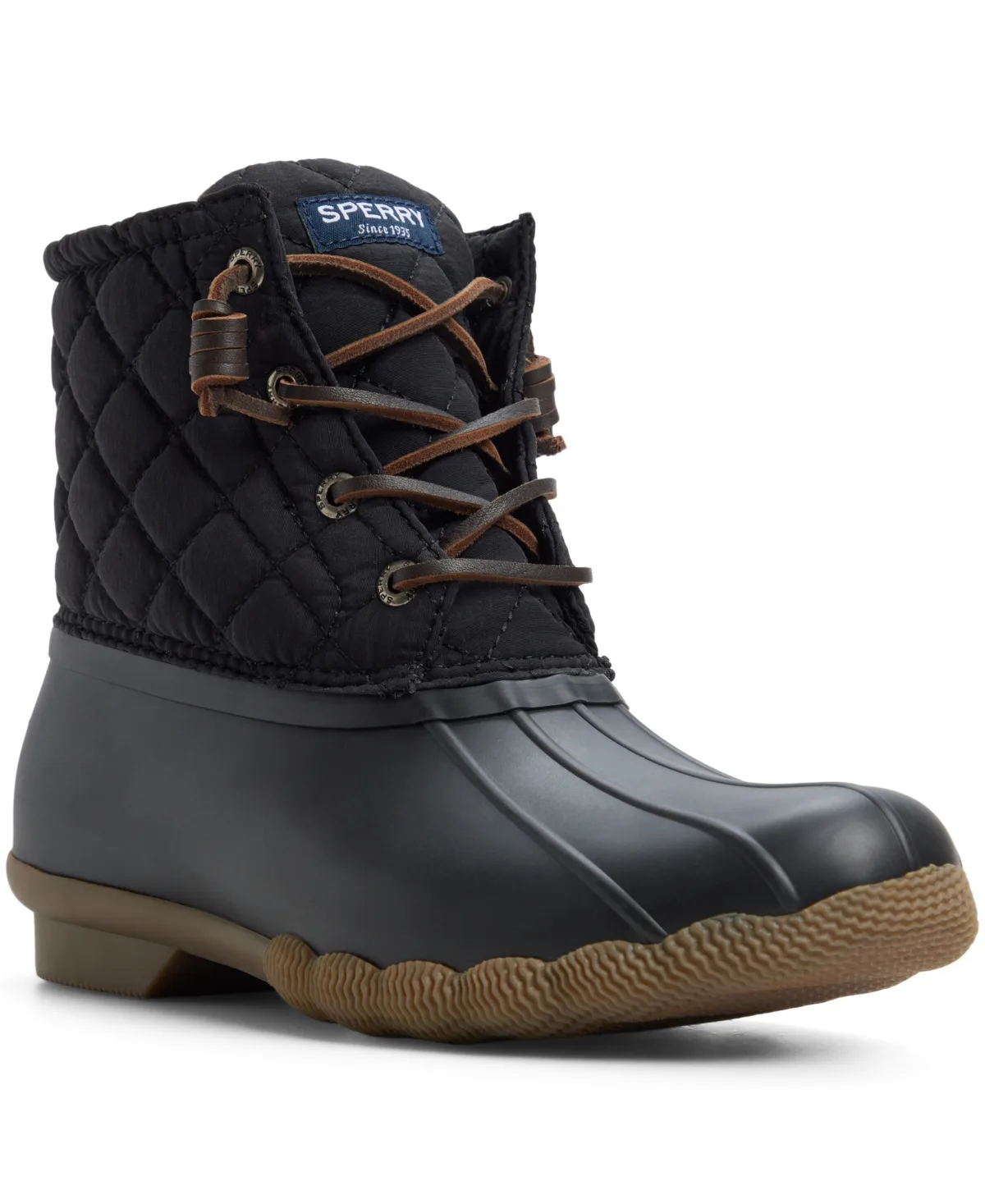 Saltwater Lace-Up Duck Booties by Sperry