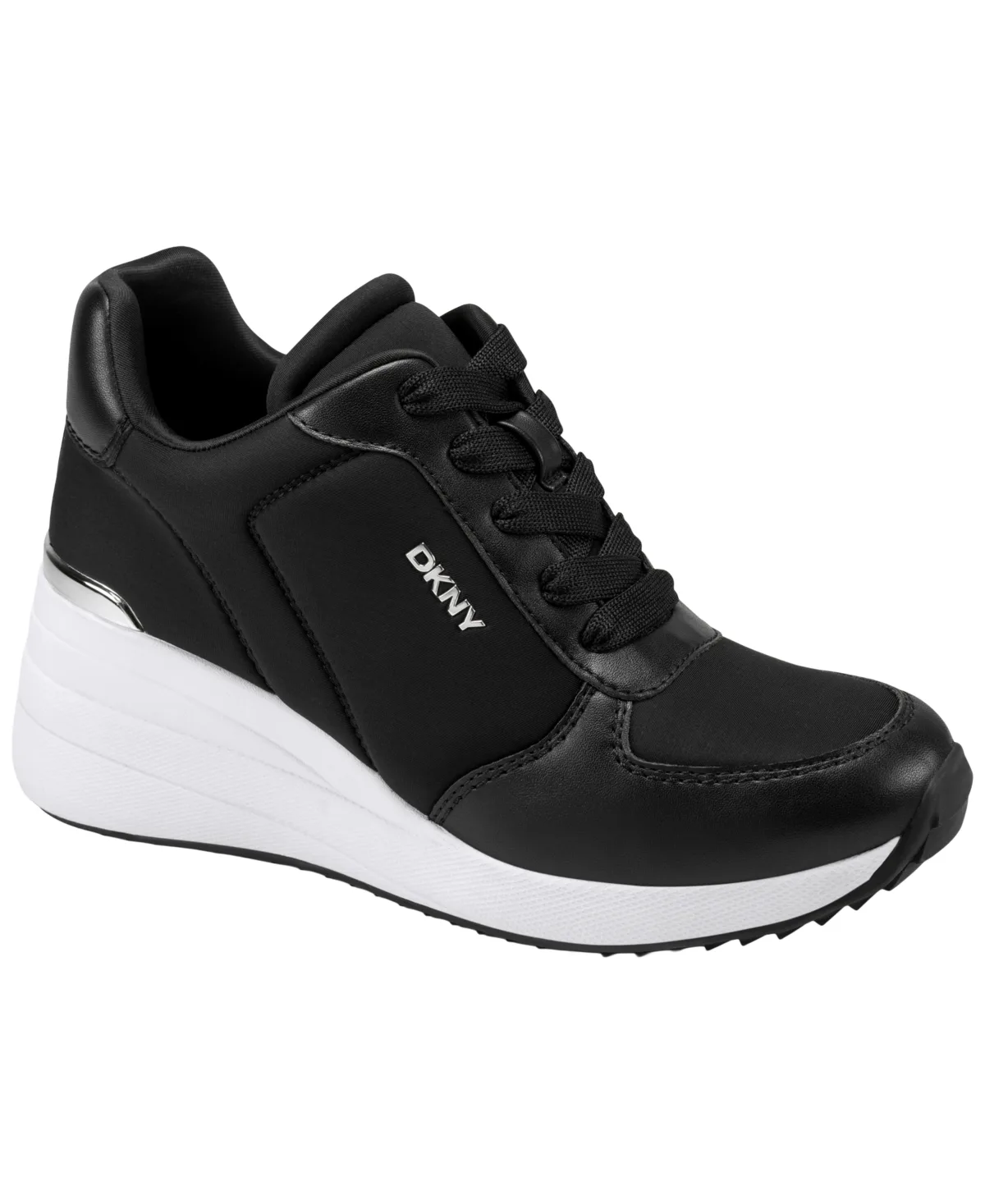 Kalindi Lace-Up Wedge Sneakers by Dkny
