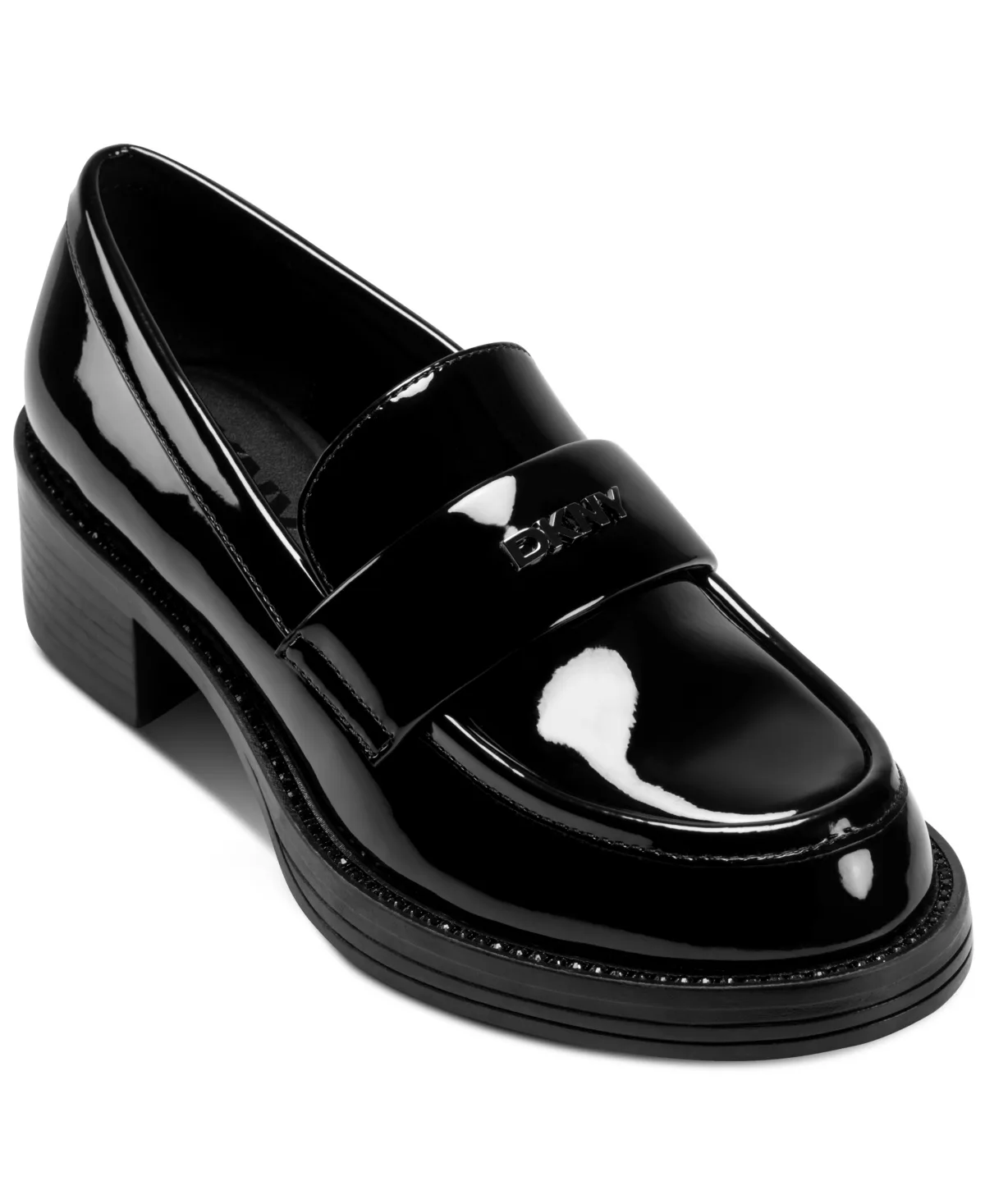 Civelli Heeled Round Toe Slip-On Loafers by Dkny