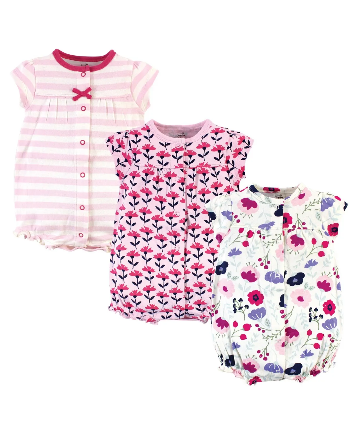 Natural Cotton Rompers by Touched By Nature