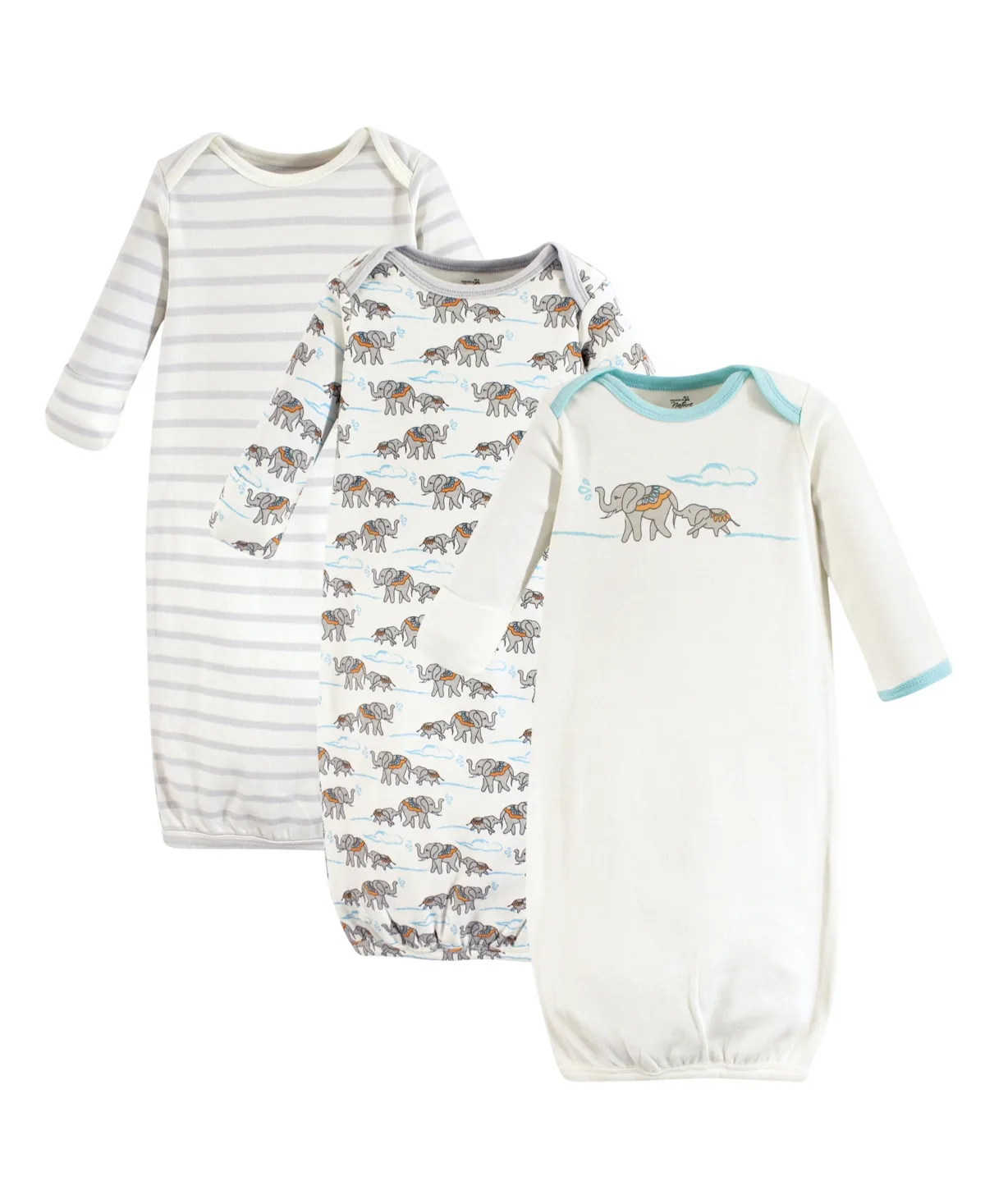 Natural Soft Natural Cotton Gowns by Touched By Nature