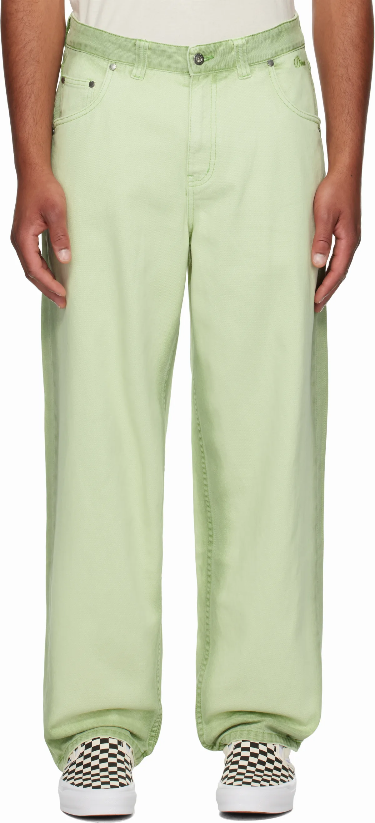 Green Classic Baggy Jeans