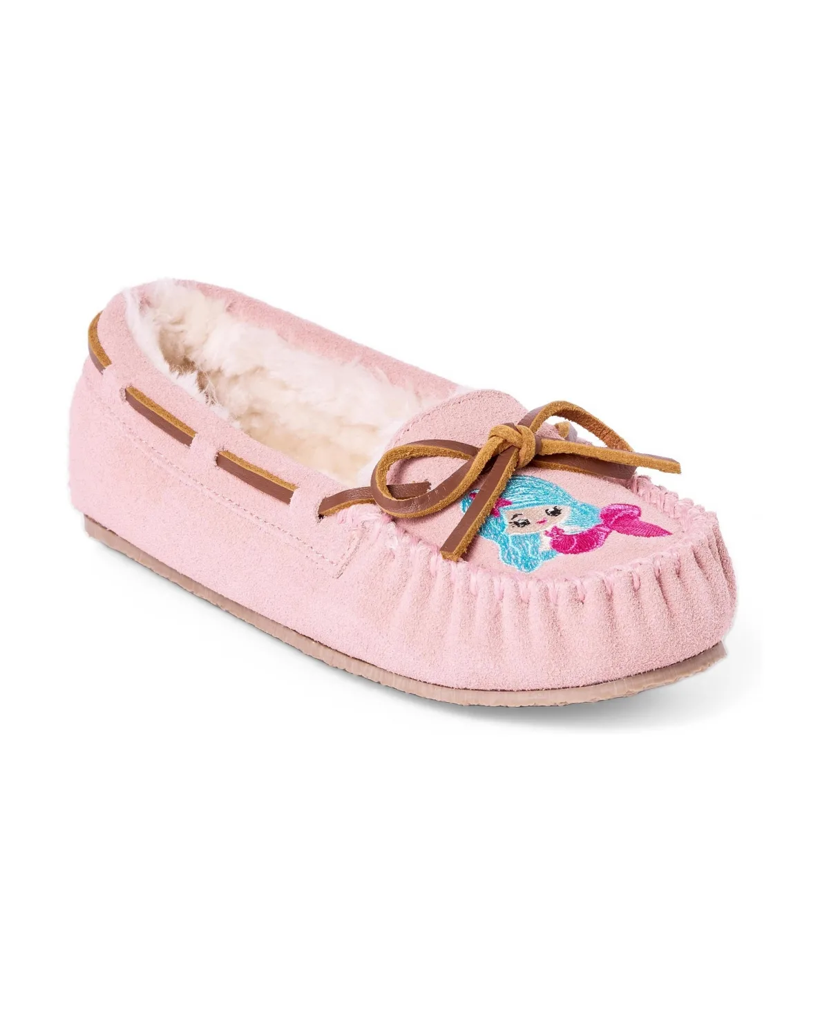 Cassie Suede Mermaid Slippers by Minnetonka