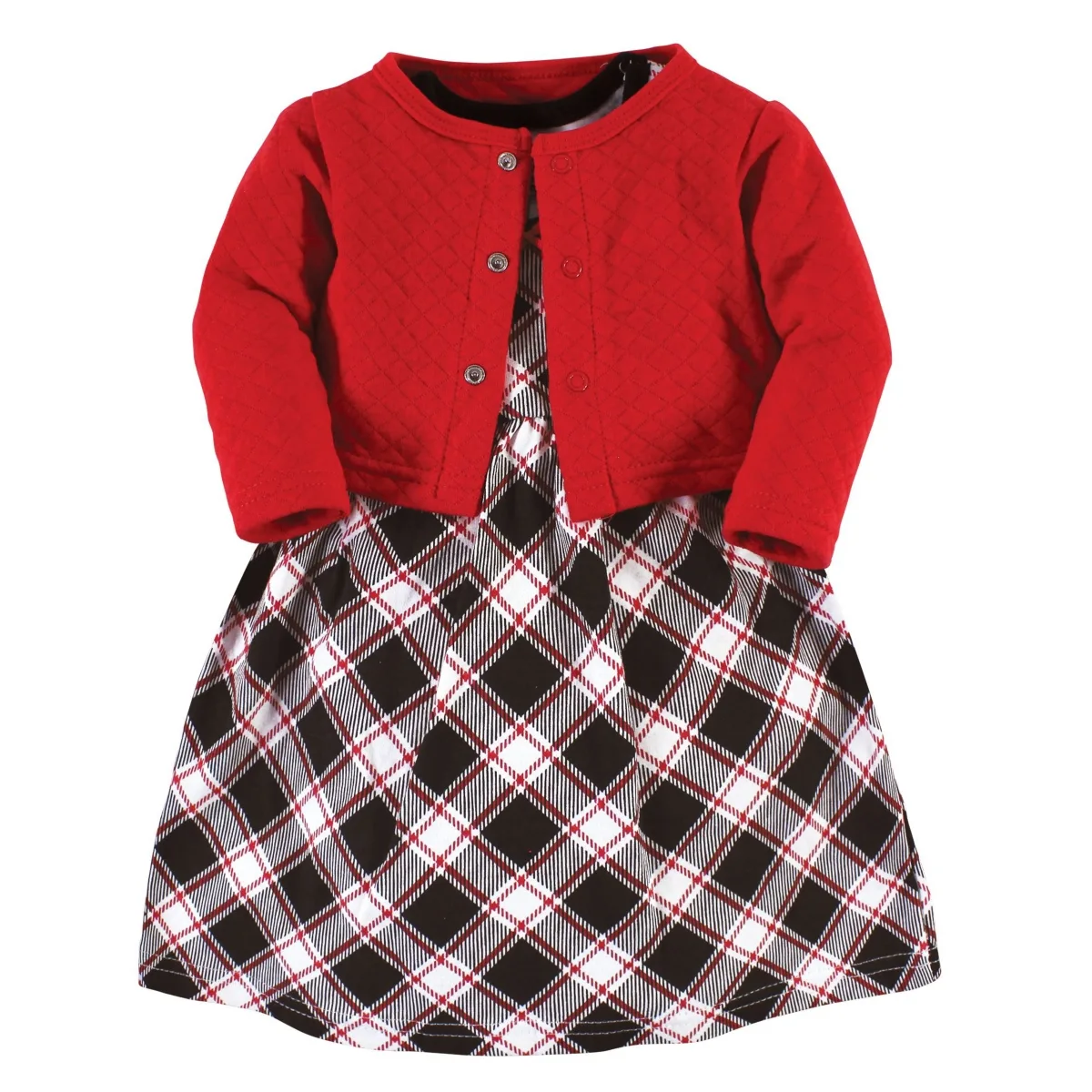 Quilted Cardigan and Dress by Hudson Baby