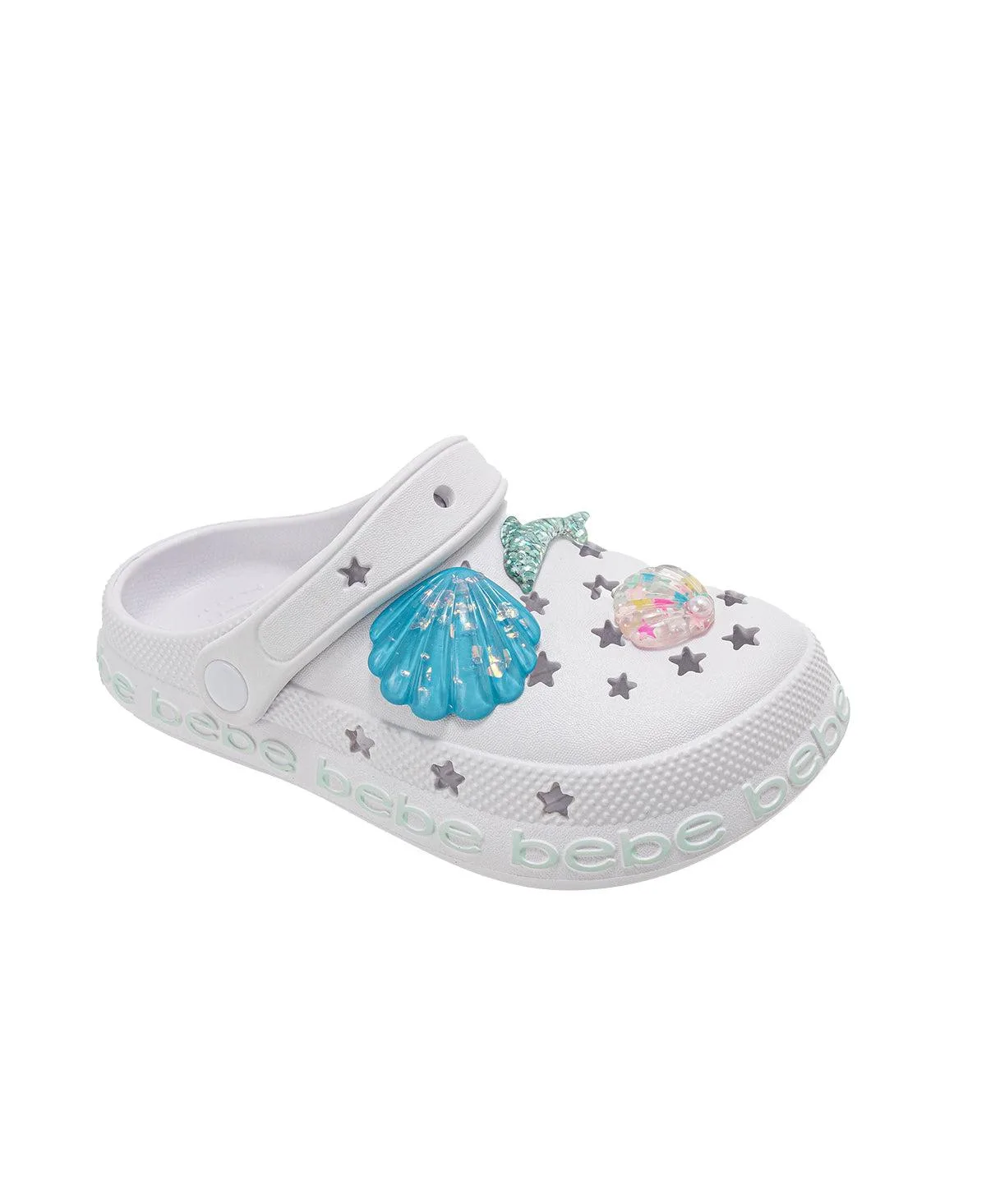 Comfort Eva Clogs - Slip-On Comfy Shoes with Sea Life Charms by Bebe