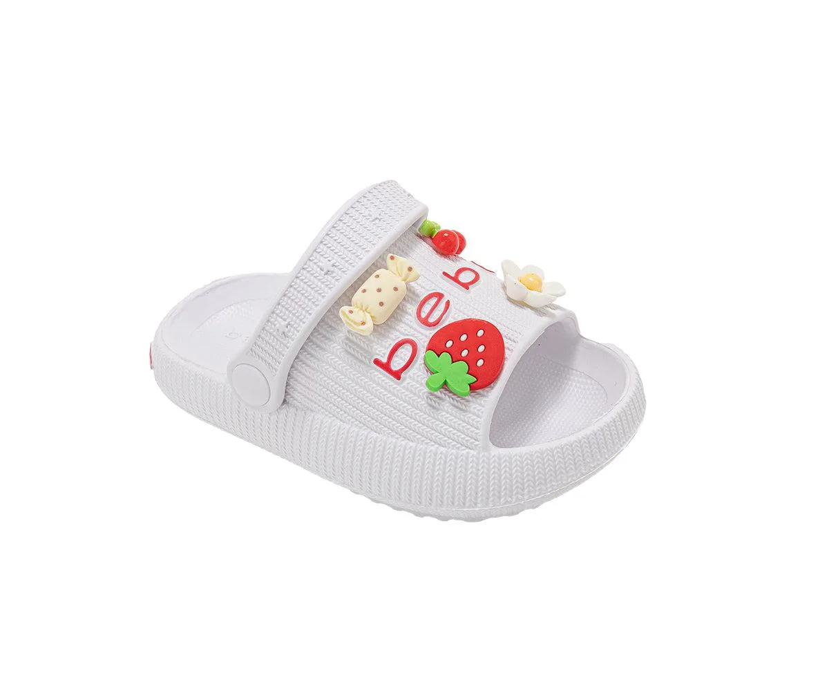 Lightweight Eva Slide with Charms by Bebe