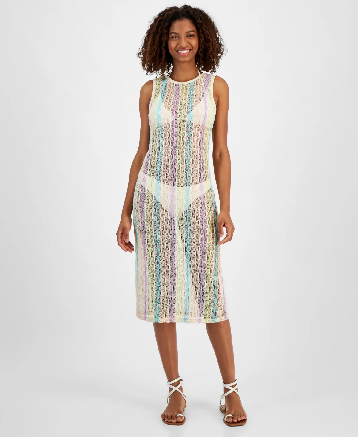 Low-Back Midi Dress Swim Cover-Up by Miken