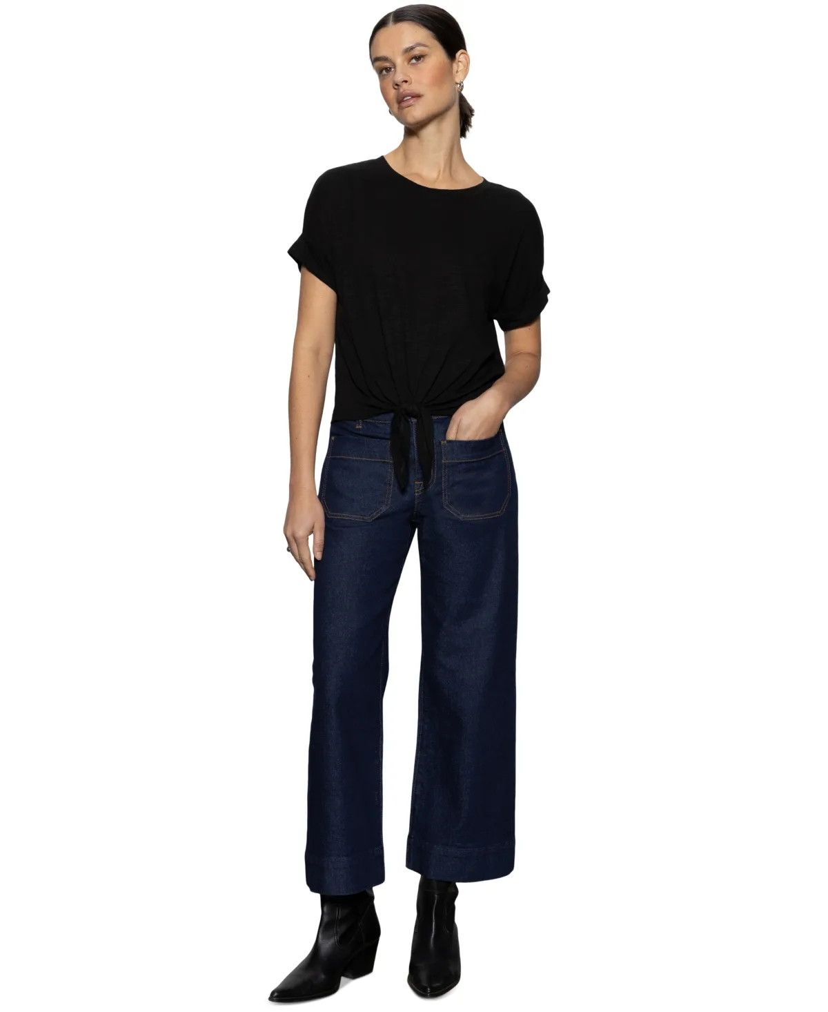 The Marine Comfort-Stretch Wide-Leg Jeans by Sanctuary