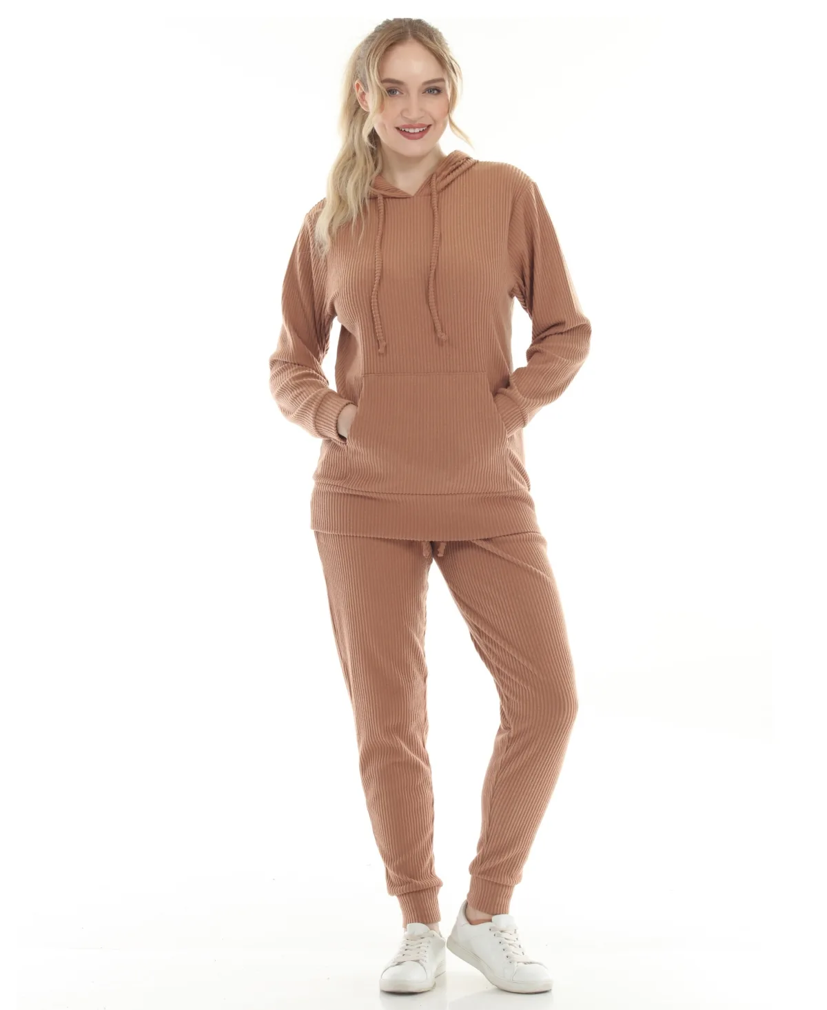 Super Soft Pullover Hoodie and Jogger Pants by White Mark