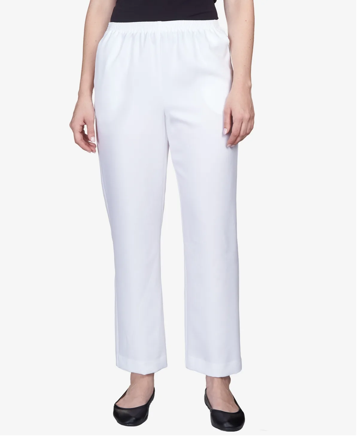 Classics Pull-On Straight-Leg Pants by Alfred Dunner