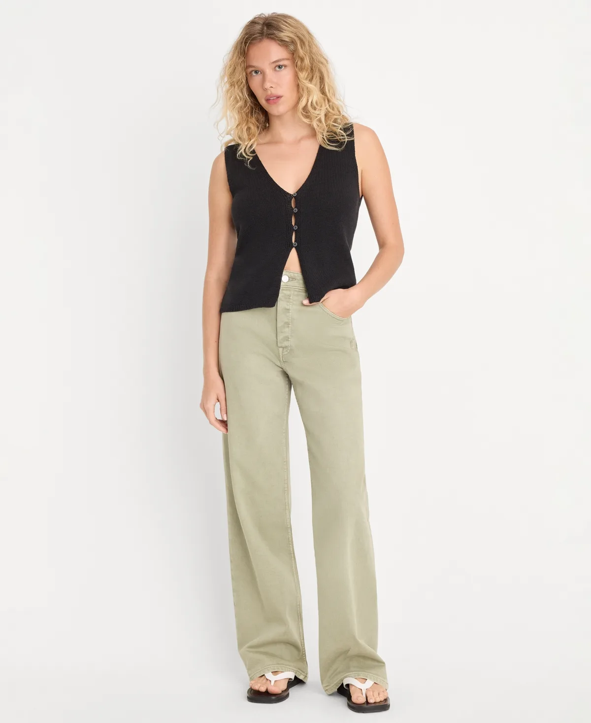 High-Rise Wide-Leg Jeans by Good American