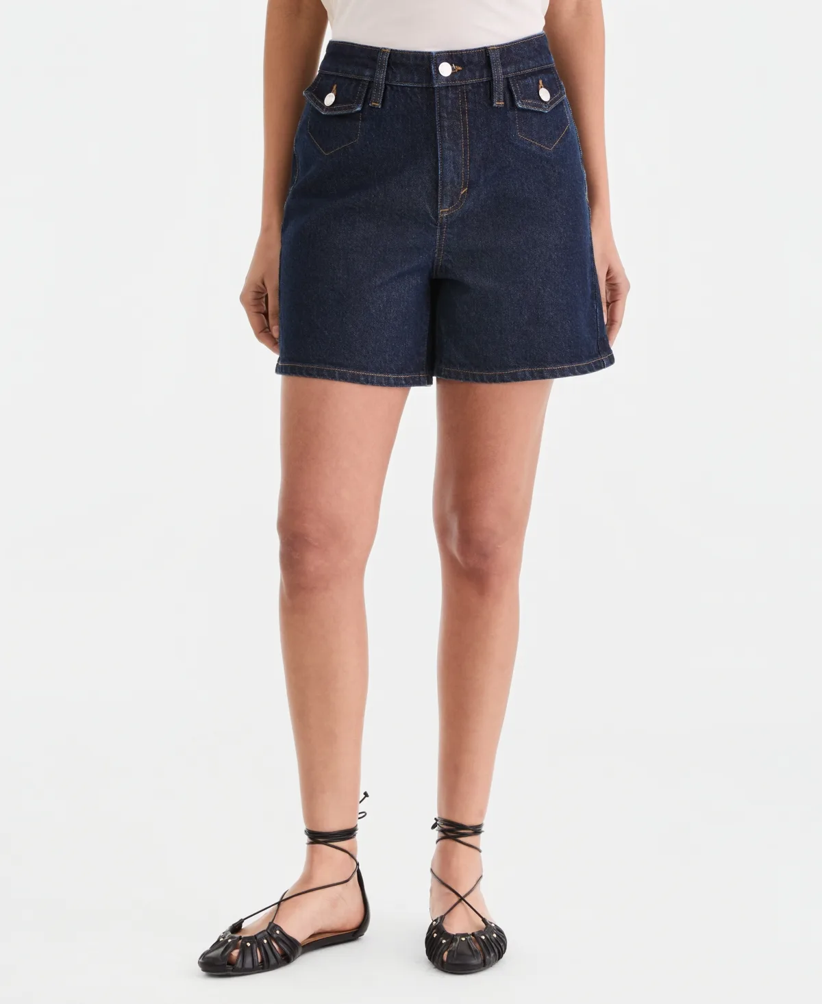 High Waist Denim Shorts by I.n.c. International Concepts