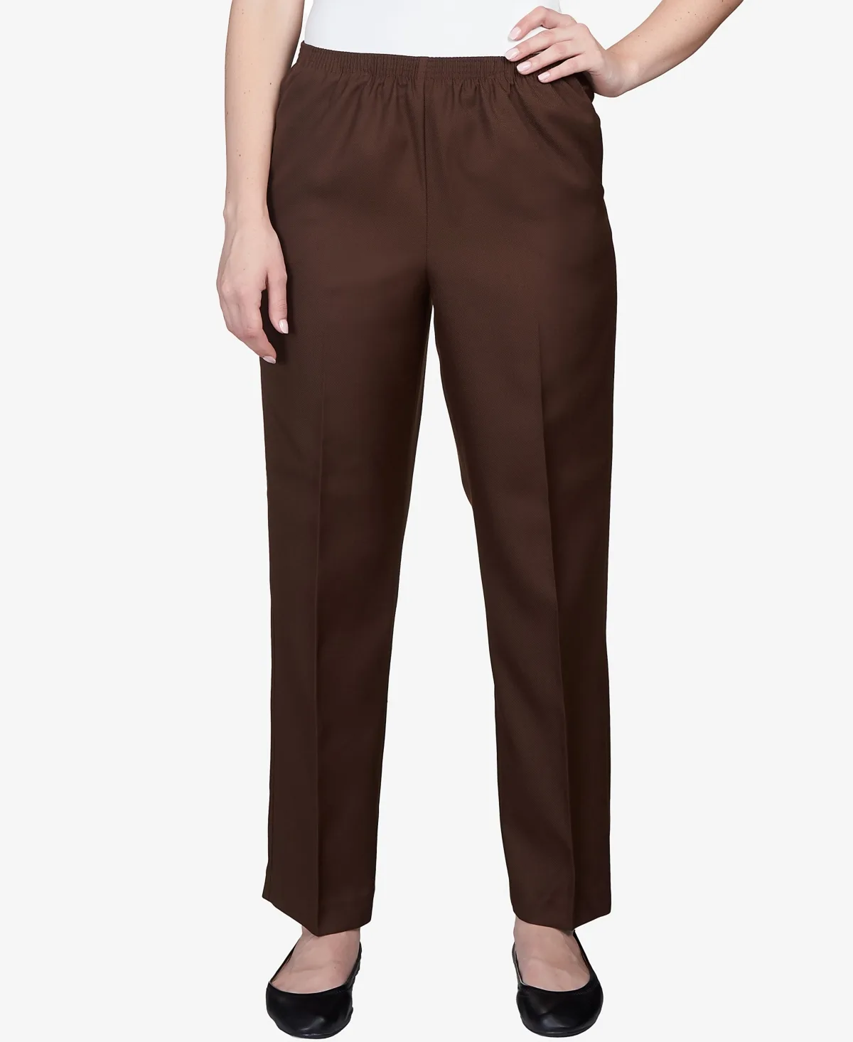 Classics Pull-On Straight-Leg Pants by Alfred Dunner
