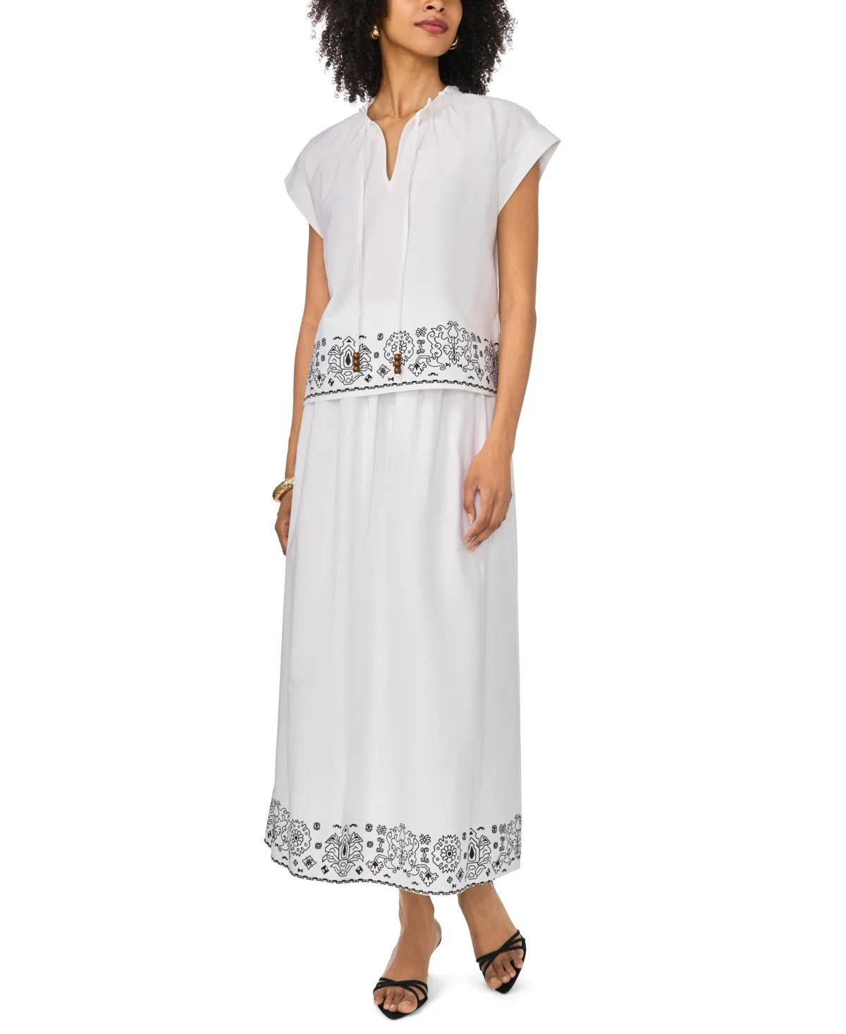 A-Line Long Skirt by Vince Camuto