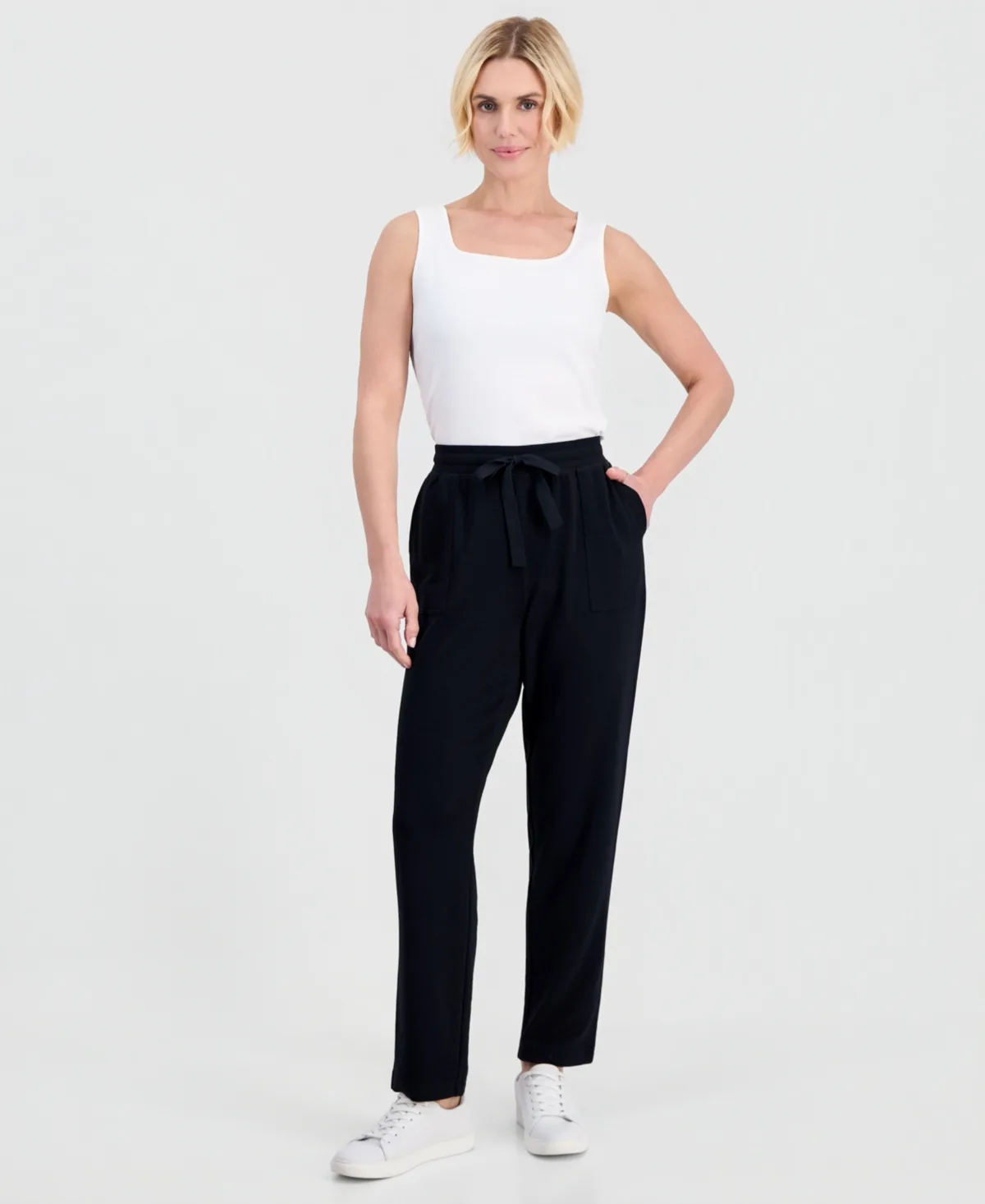LuxLounge French Terry Fleece Sweatpants by Style & Co