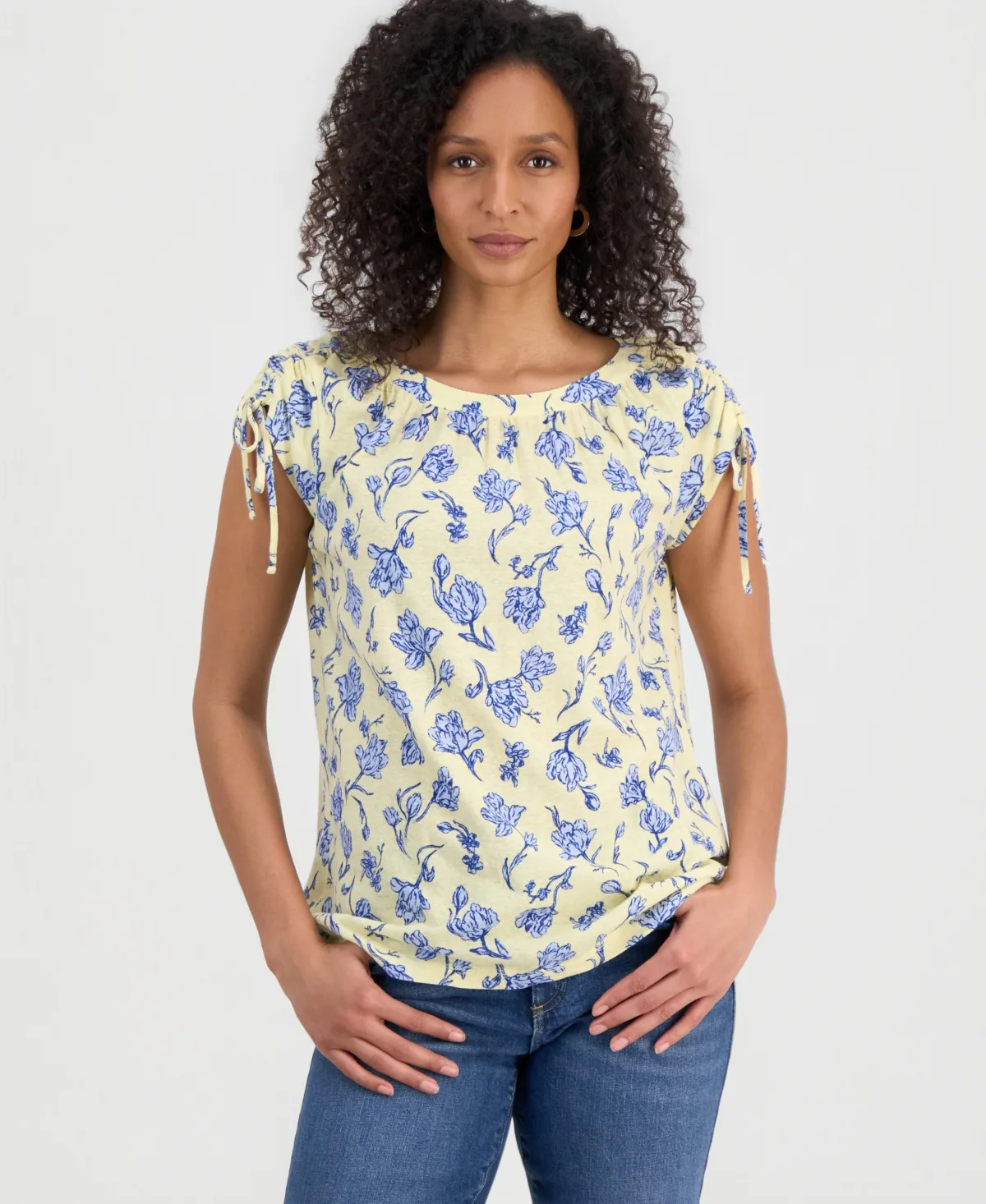Boat Neck Knitted Top by Style & Co