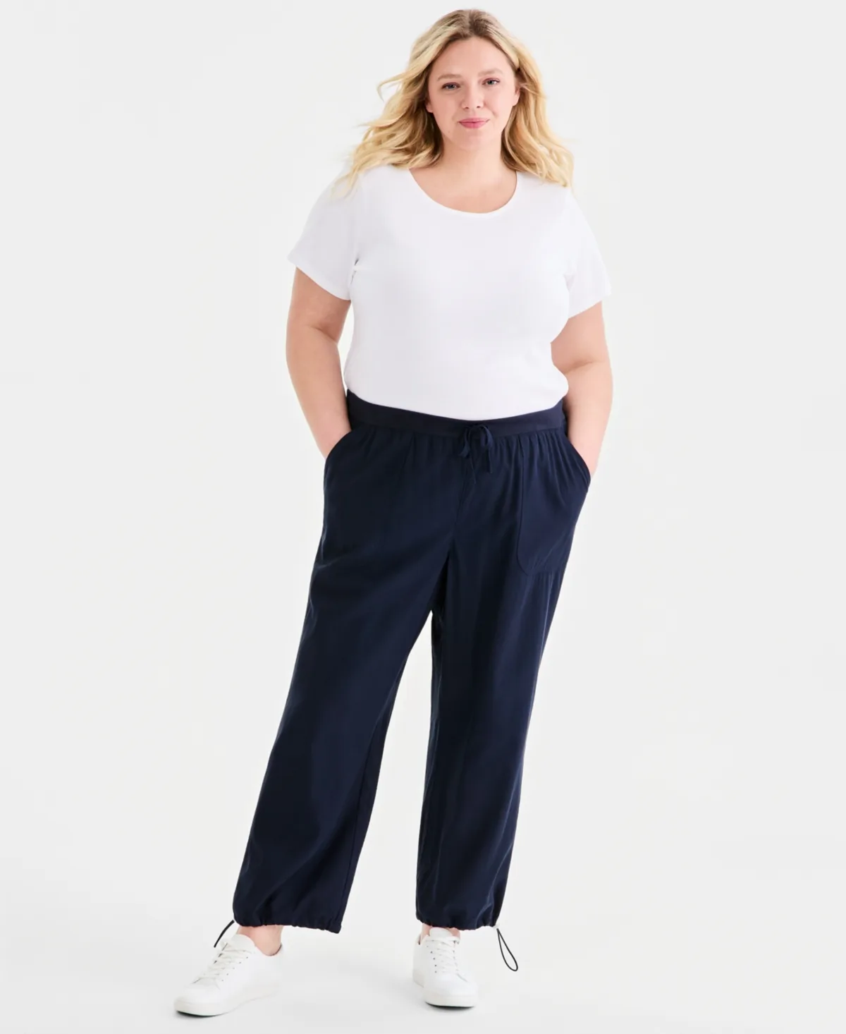 Drapey Bungee Wide-Leg Pants by Style & Co