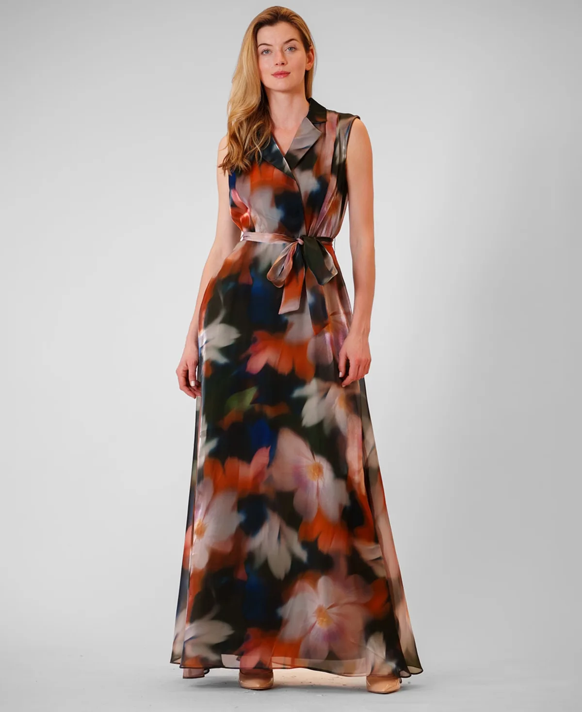 Sleeveless Collared Maxi Dress by Julia Jordan