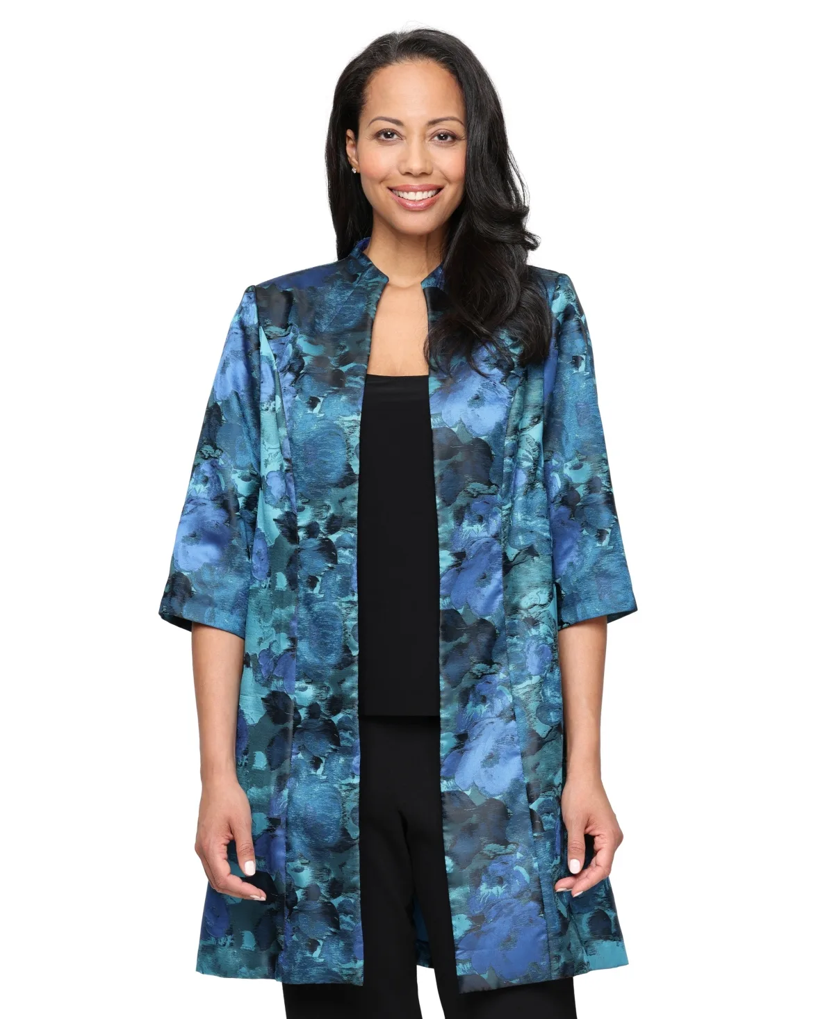 Jacquard Elongated Twinset by Alex Evenings