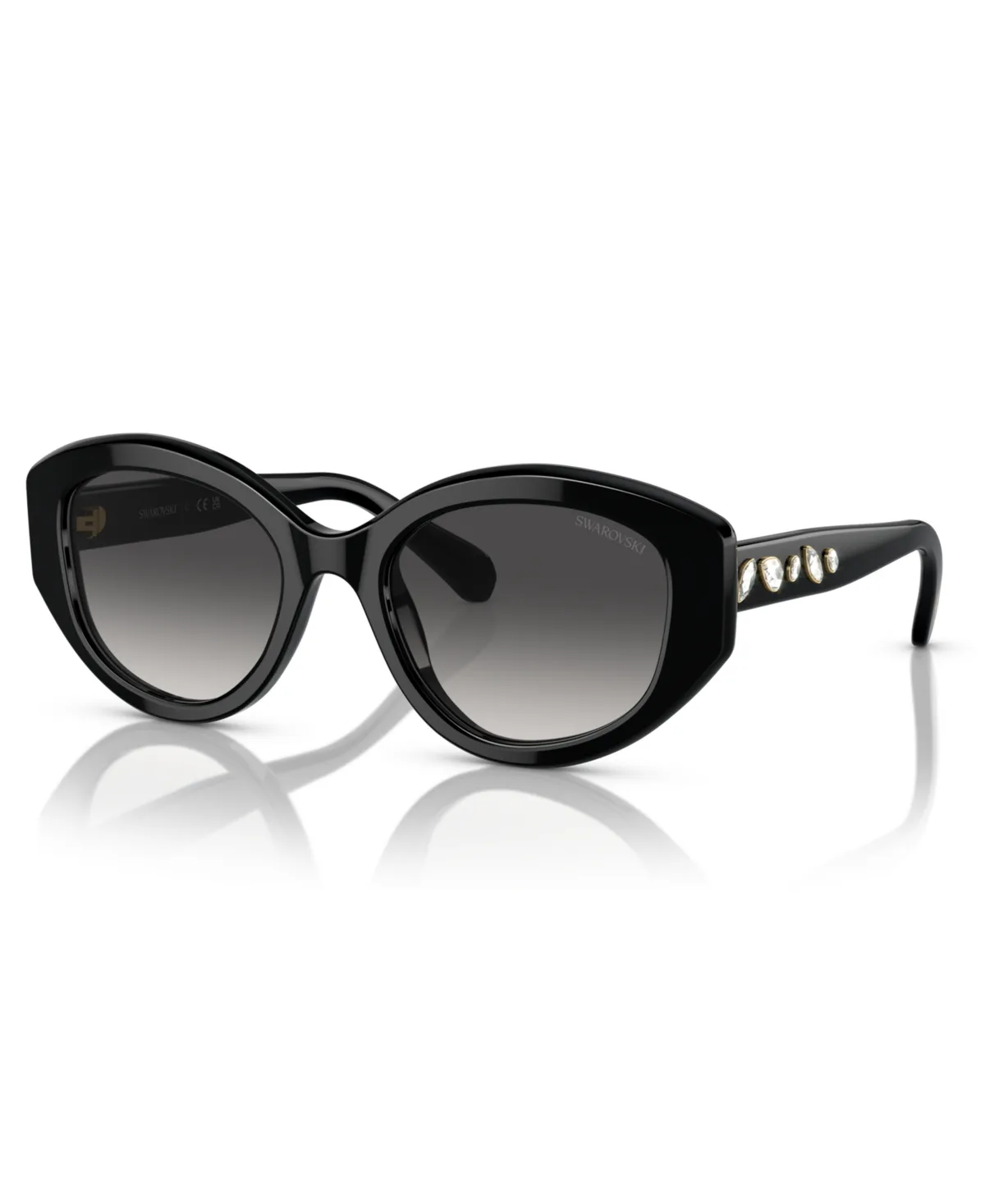 Geometric Crystals Gradient Sunglasses SK6005 by Swarovski
